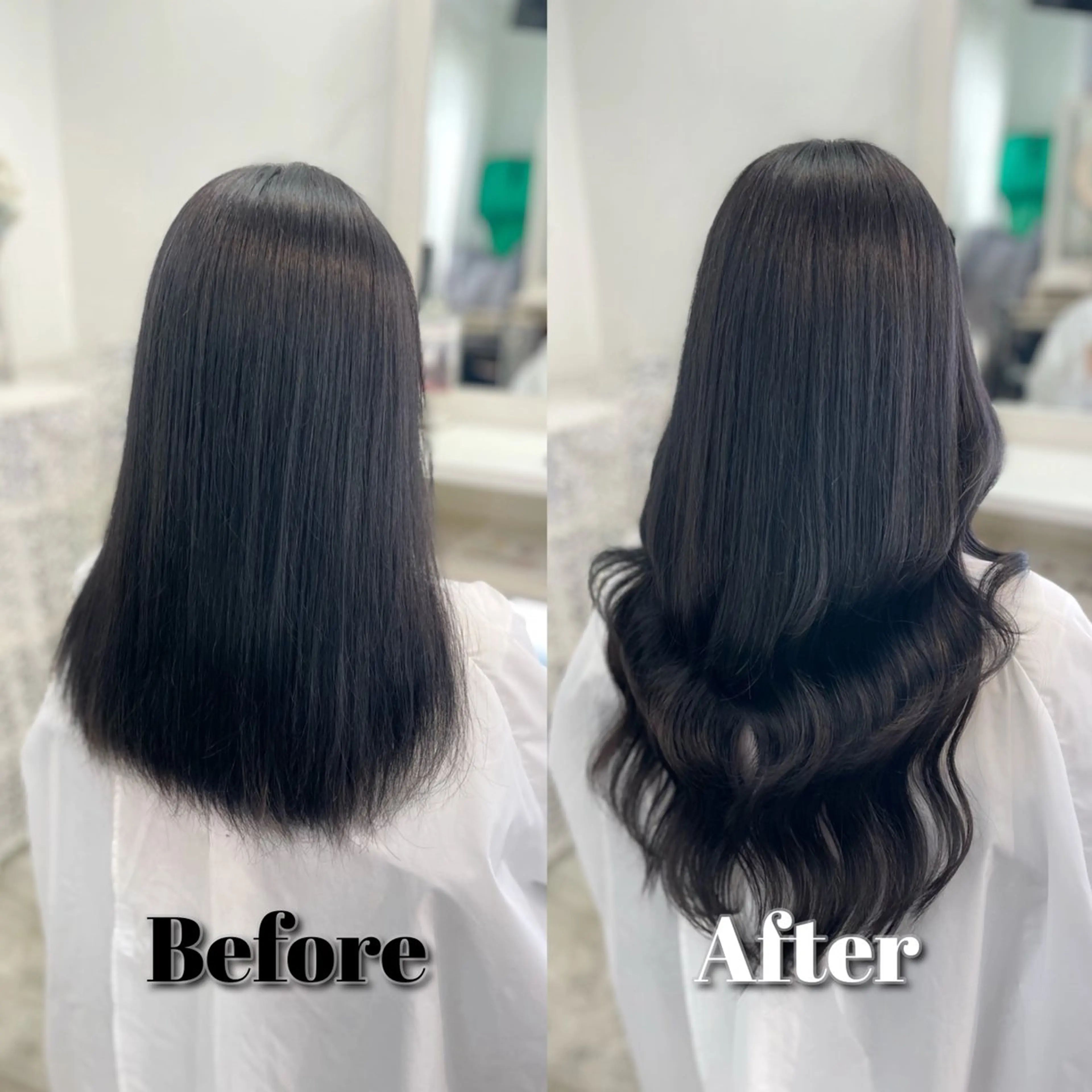 ロング カラー カット ヘアカラー エクステ ヘアセット 韓国ヘア🤍髪質改善 🇰🇷AKANEのヘアスタイル