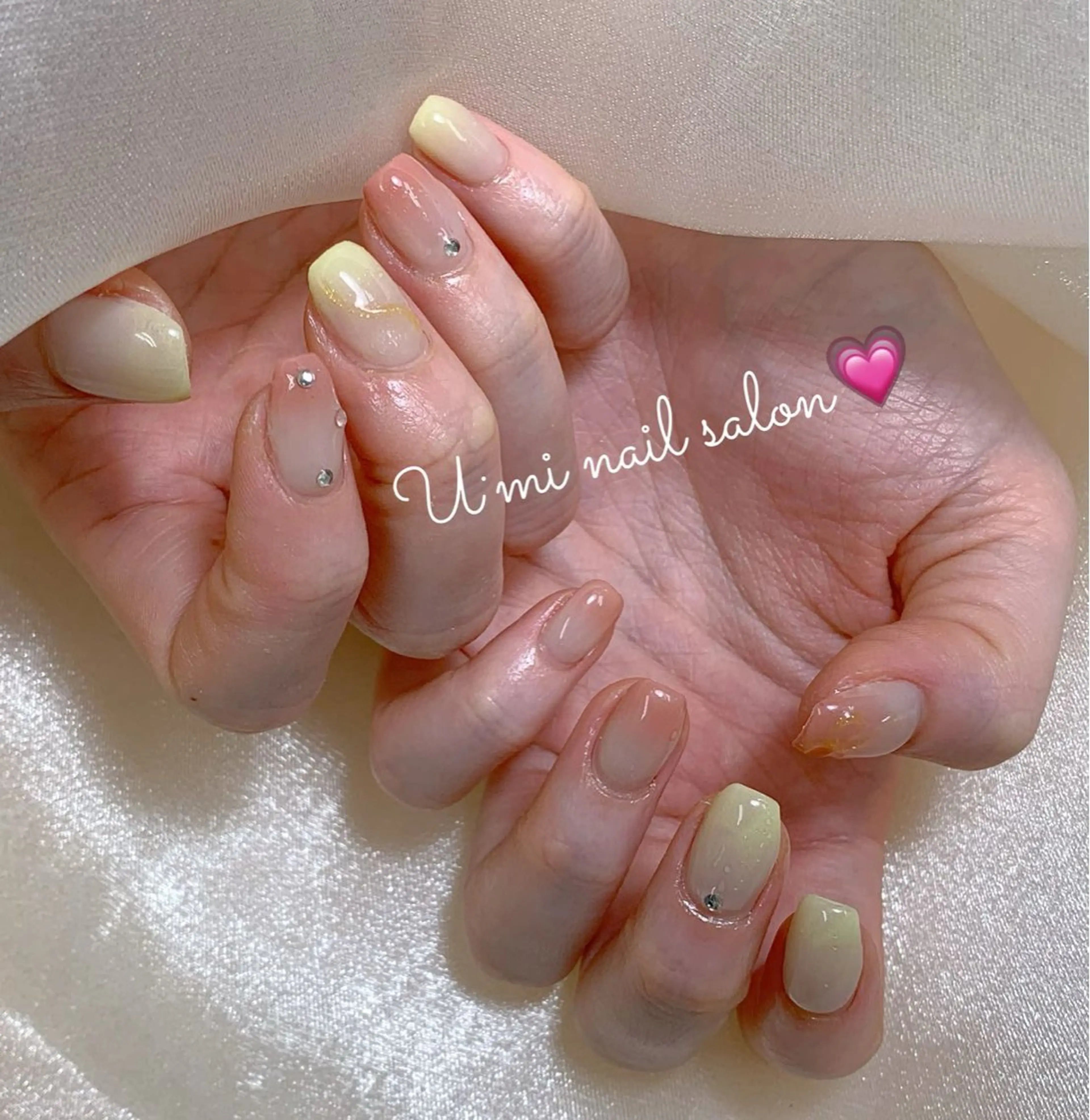 ネイル 持ち込み ハンドネイル Ｕ·Mi nail salon所属・u・mi  上野御徒町パラジェルのネイルデザイン