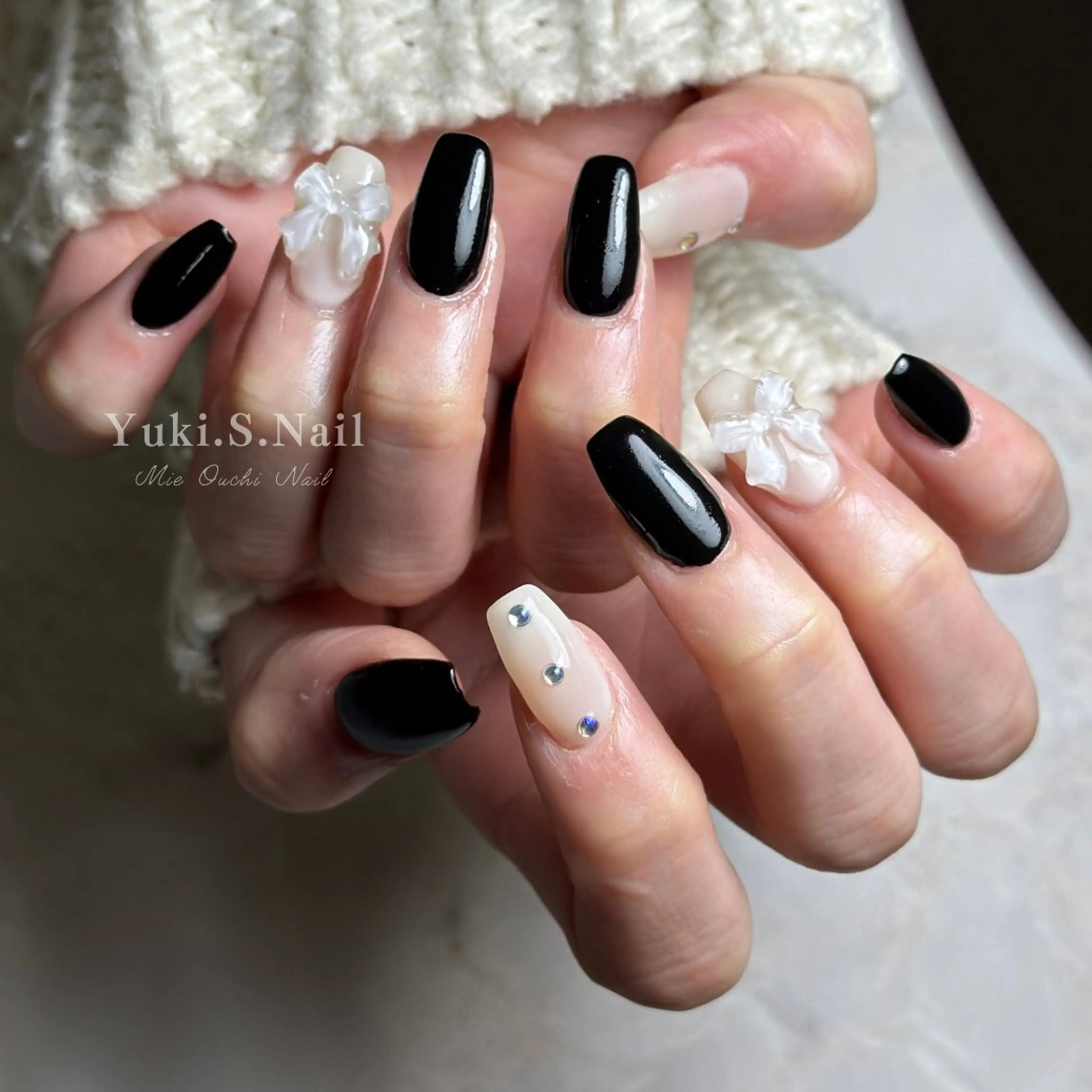 ロング ハンドネイル Yuki S.Nailのネイルデザイン