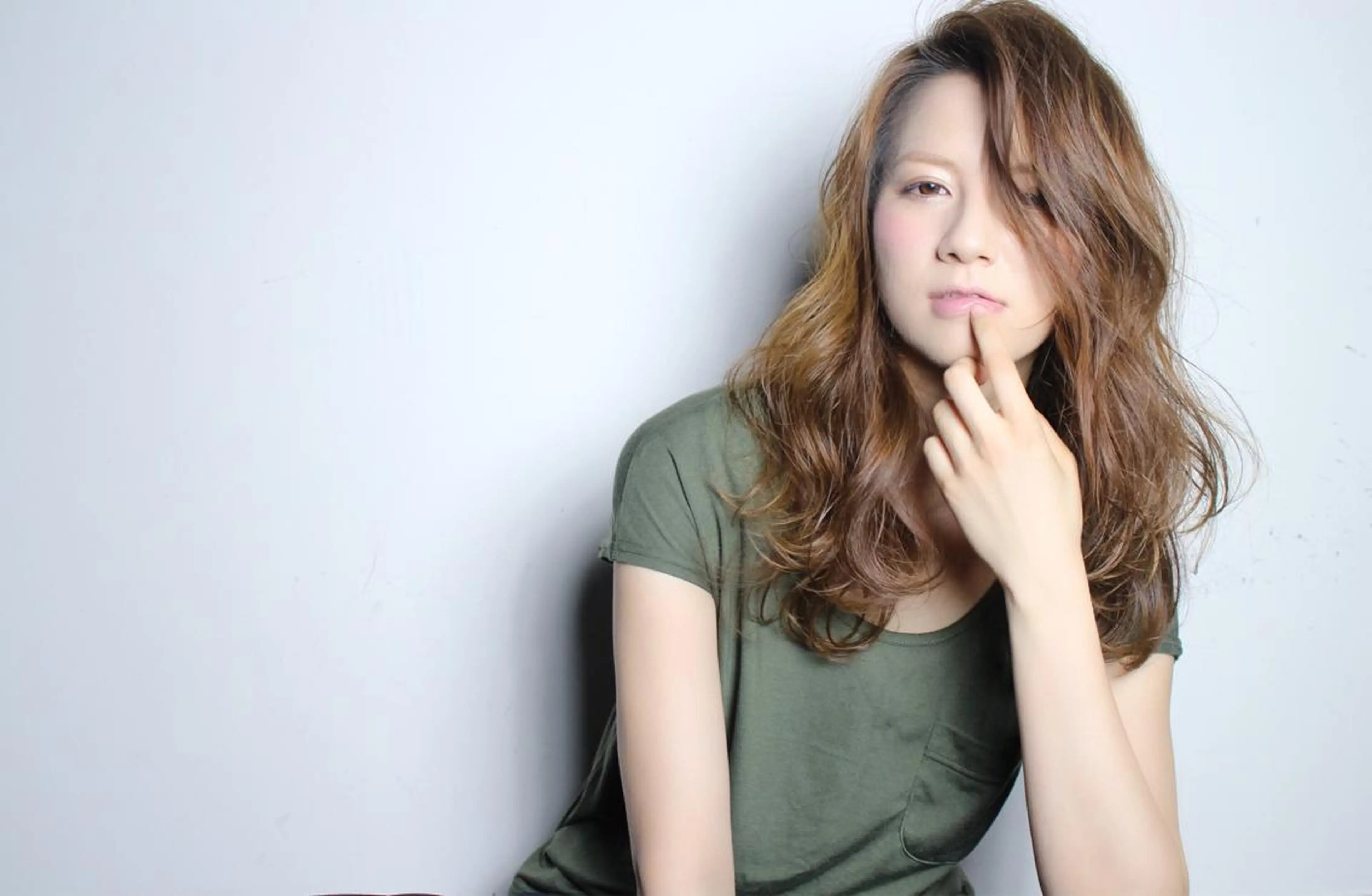 セミロング 横井伴典　矢場町 メンズパーマ/カットのヘアスタイル