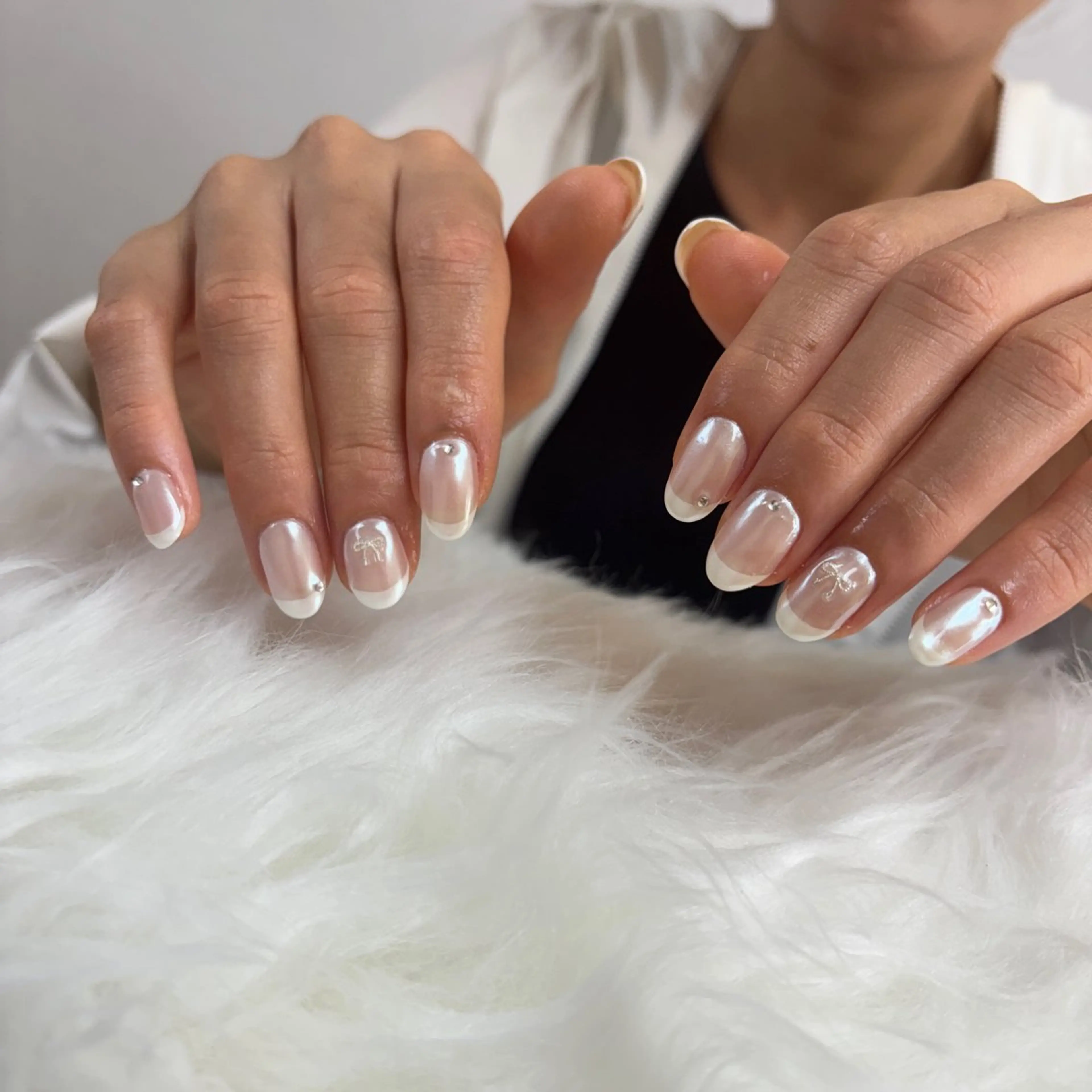 ネイル ストーンネイル ハンドネイル XIINH NAIL SALONのネイルデザイン