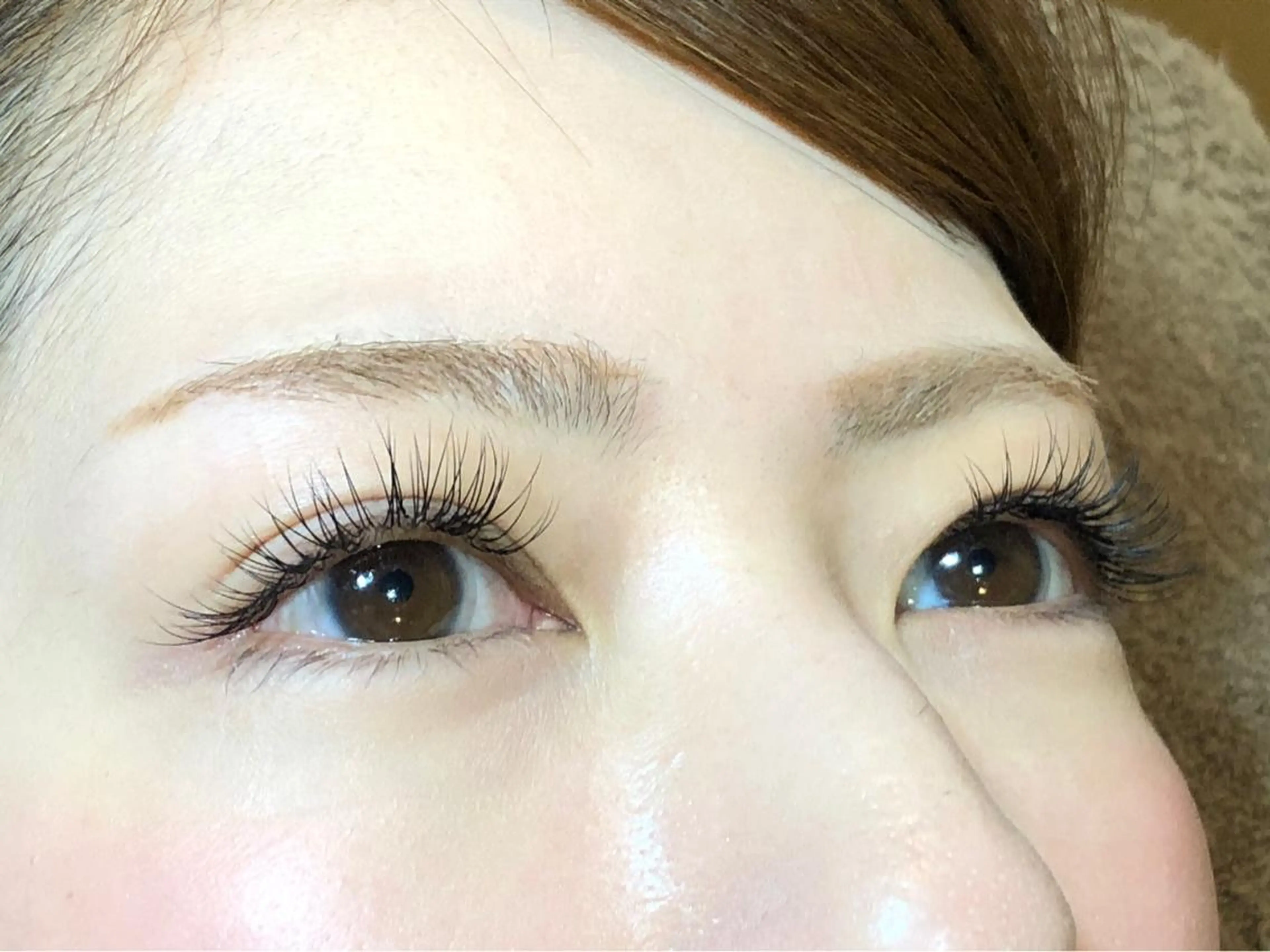 上下似合わせデザインパーマ(パリジェンヌもあり)の写真