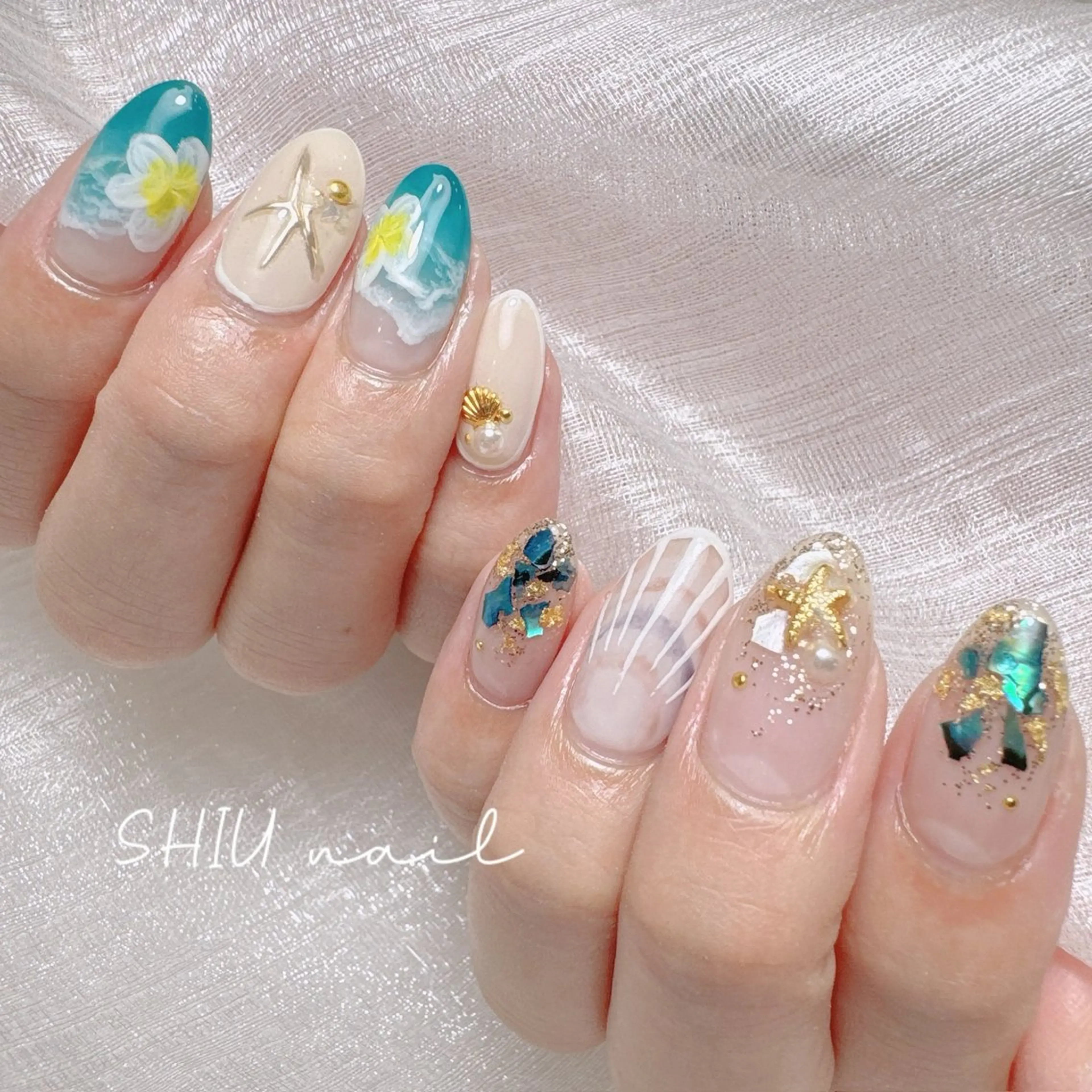 ネイル ハンドネイル 那覇🏝️台湾人 ネイリストSHIUのネイルデザイン