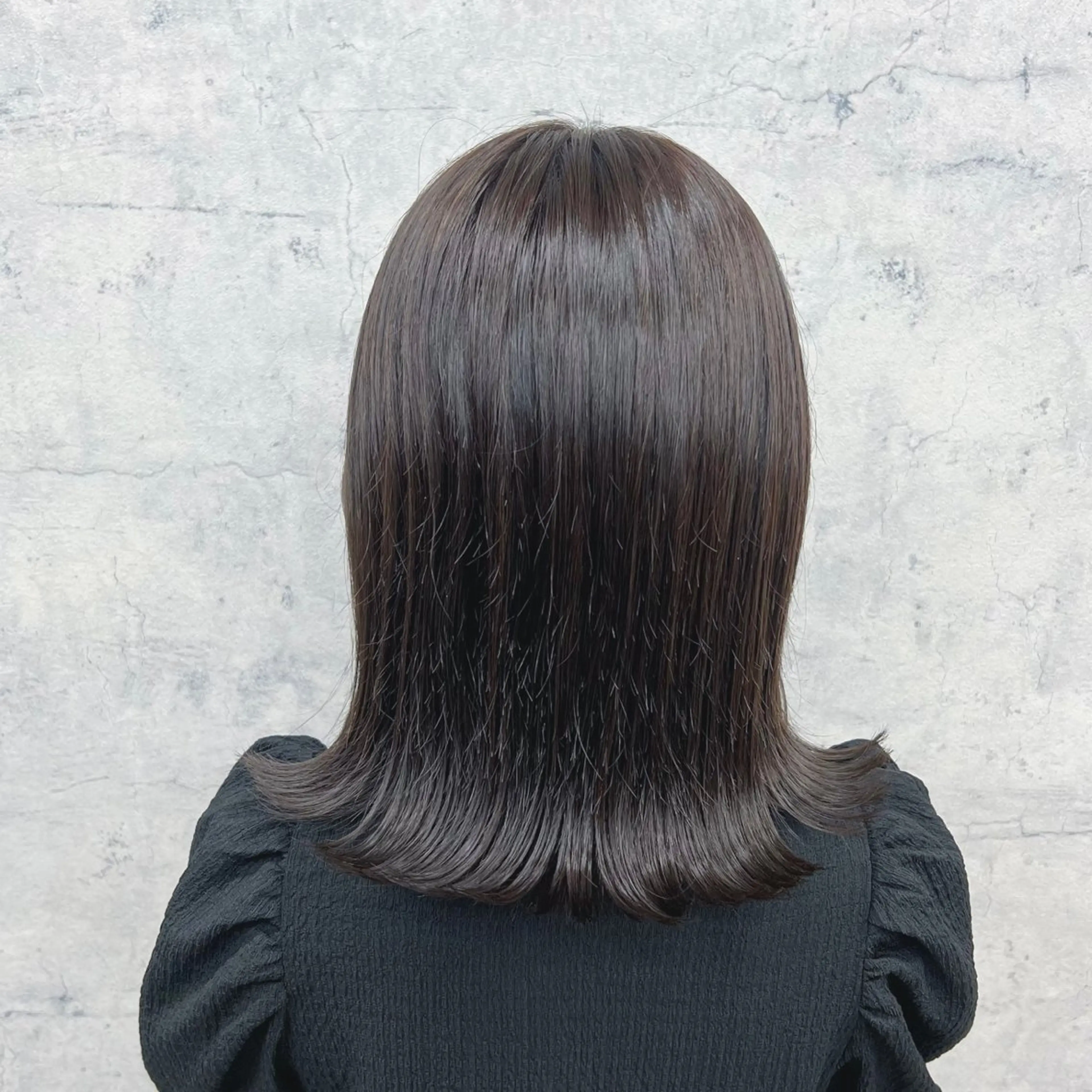 ミディアム カラー カット ヘアカラー JUNSHIN🦋 ヘアセット／カラーのヘアスタイル