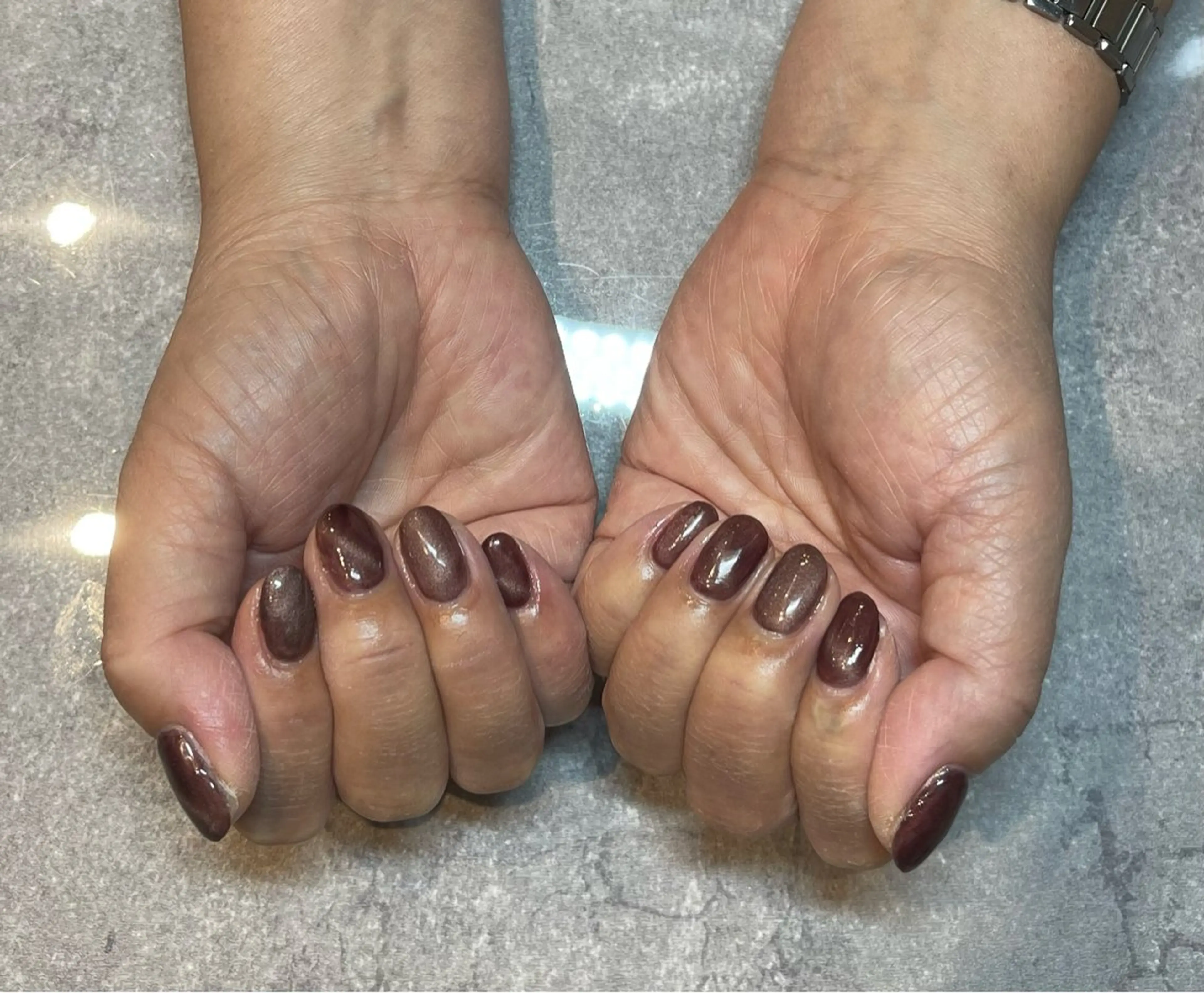 ネイル マグネットネイル ネイルスクールw yuriのネイルデザイン