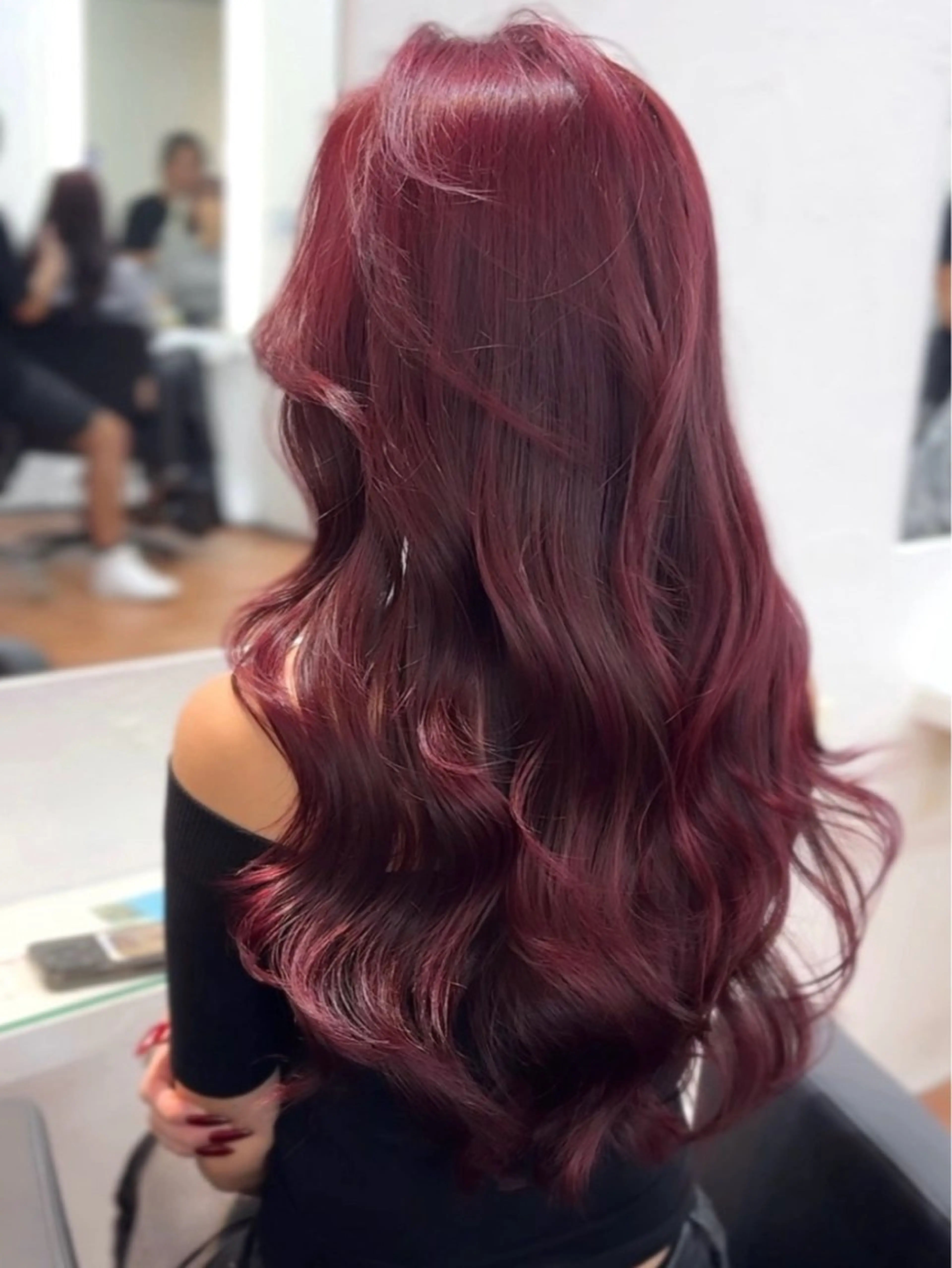 ロング ピンクラベンダー JEWIL原宿所属・渡辺 杏斗龍のヘアスタイル