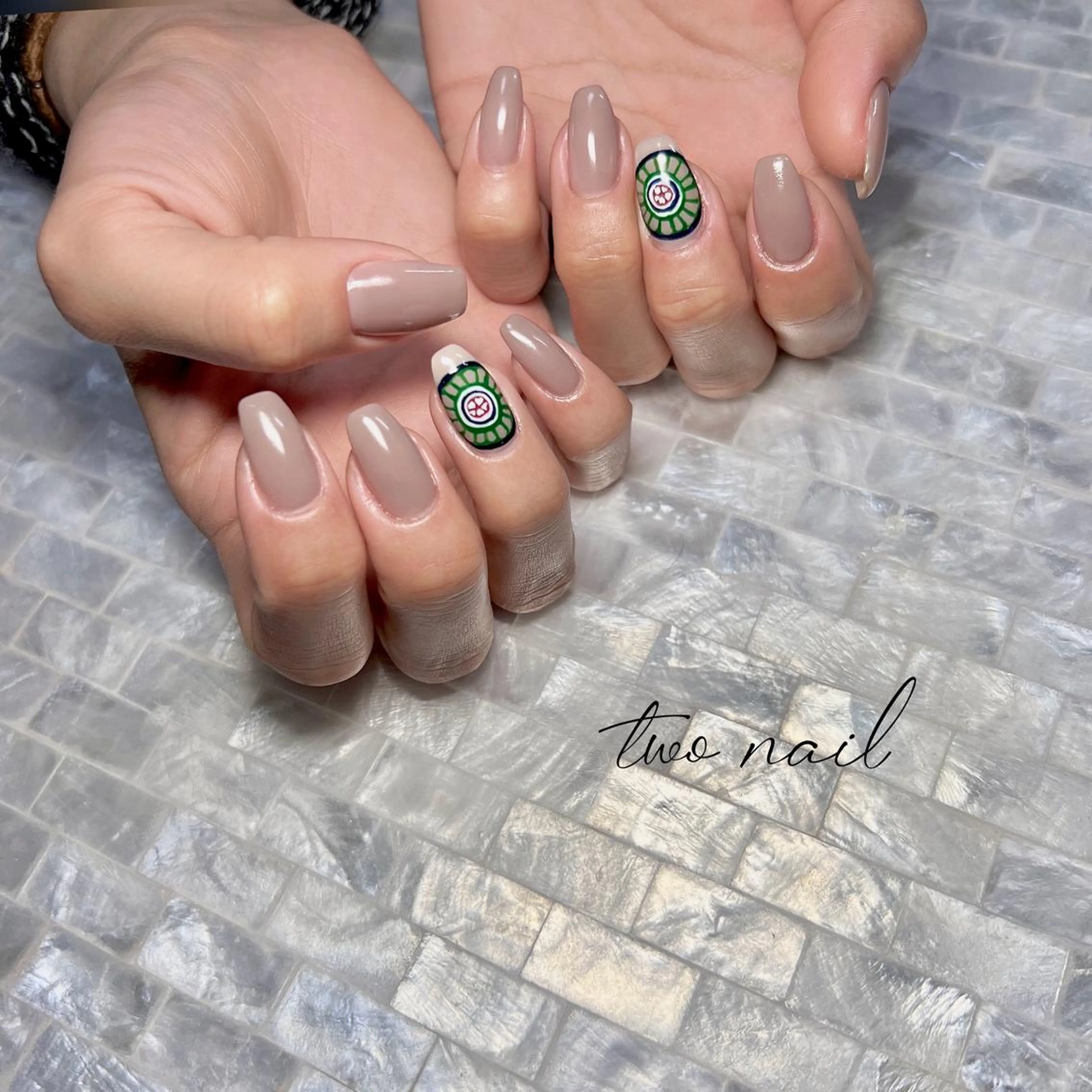 ネイル アートネイル フットネイル ハート ニュアンスネイル オフィスネイル two nailのネイルデザイン