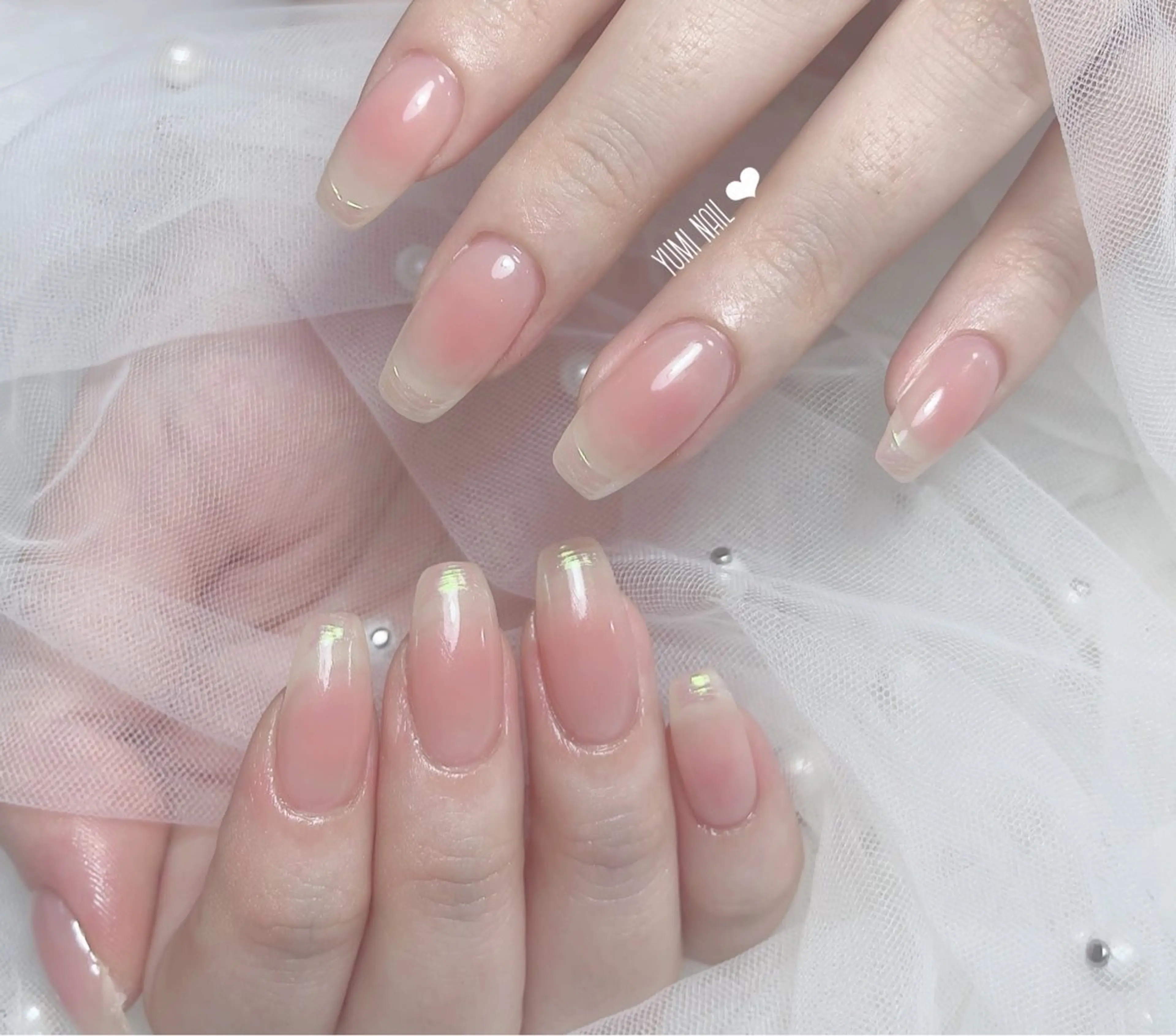 🎀当店人気🎀ワンホンネイル(チークベース)9580➜7980の写真