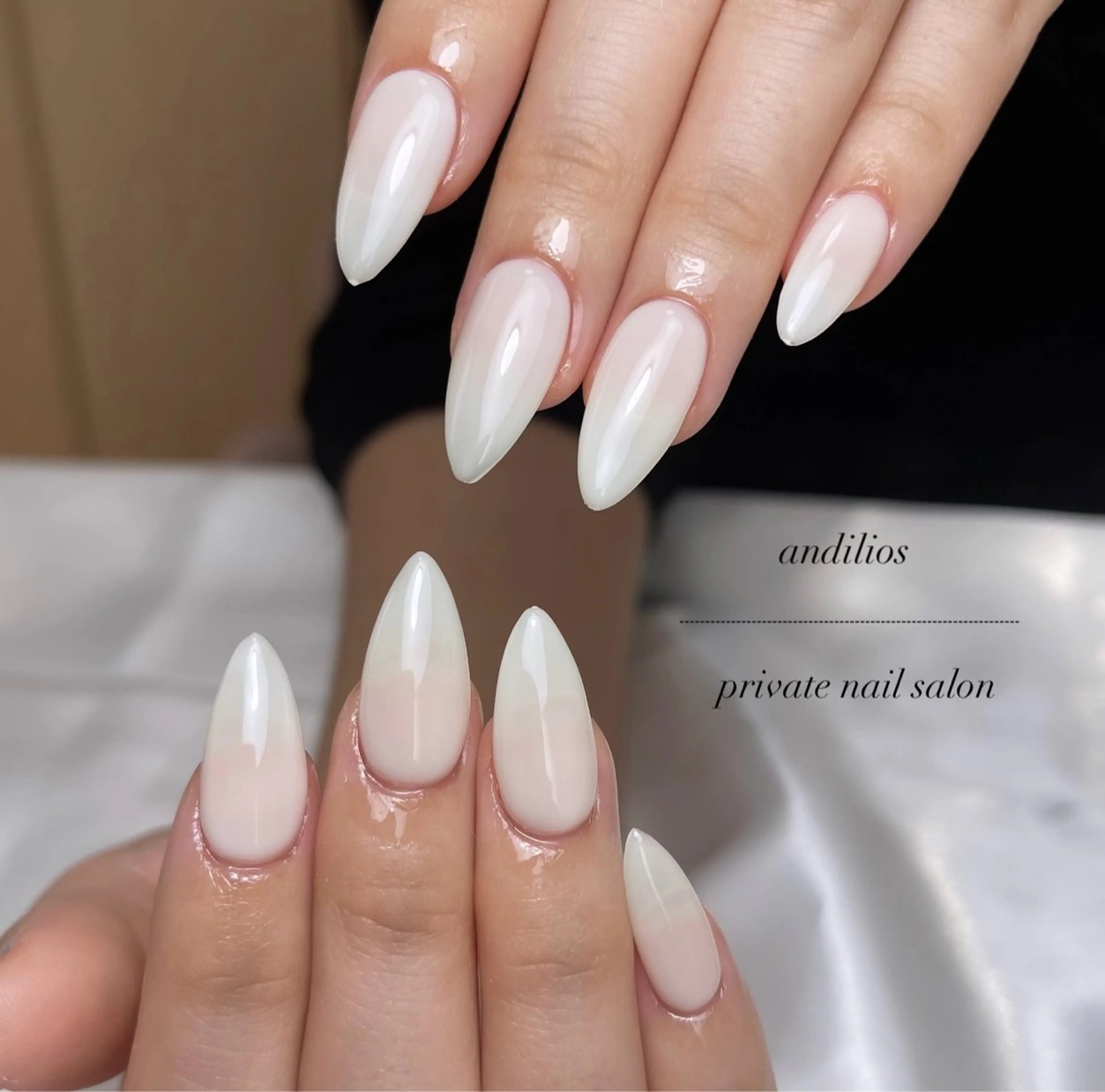 長さ出し＋ワンカラー・グラデーションの写真