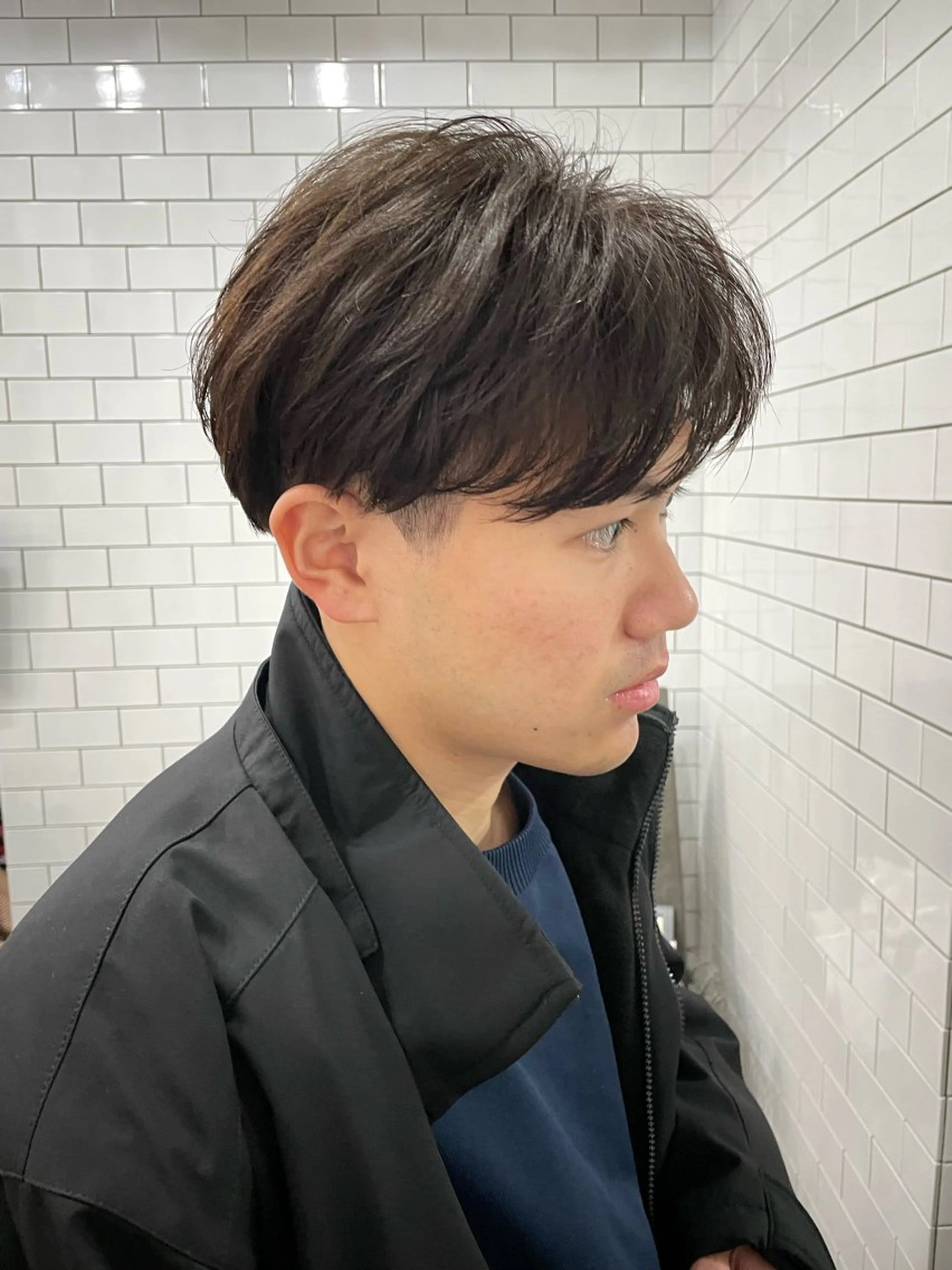 ショート メンズ マッシュ レイヤーカット legare メンズ カット　山本　真之介のヘアスタイル