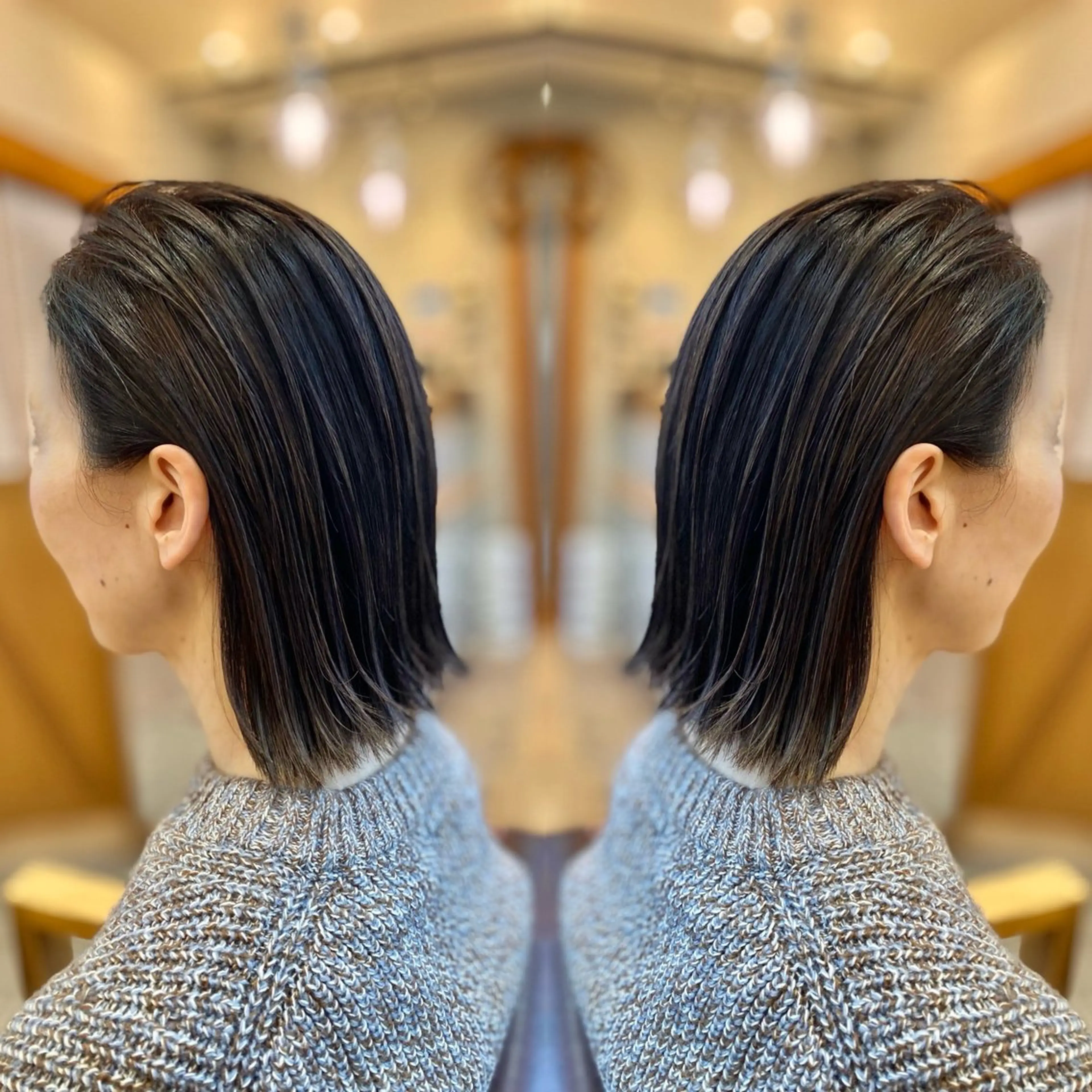 ミディアム カラー カット ヘアカラー トリートメント 木村丈晴✂️ご来店 お待ちしてます😊のヘアスタイル