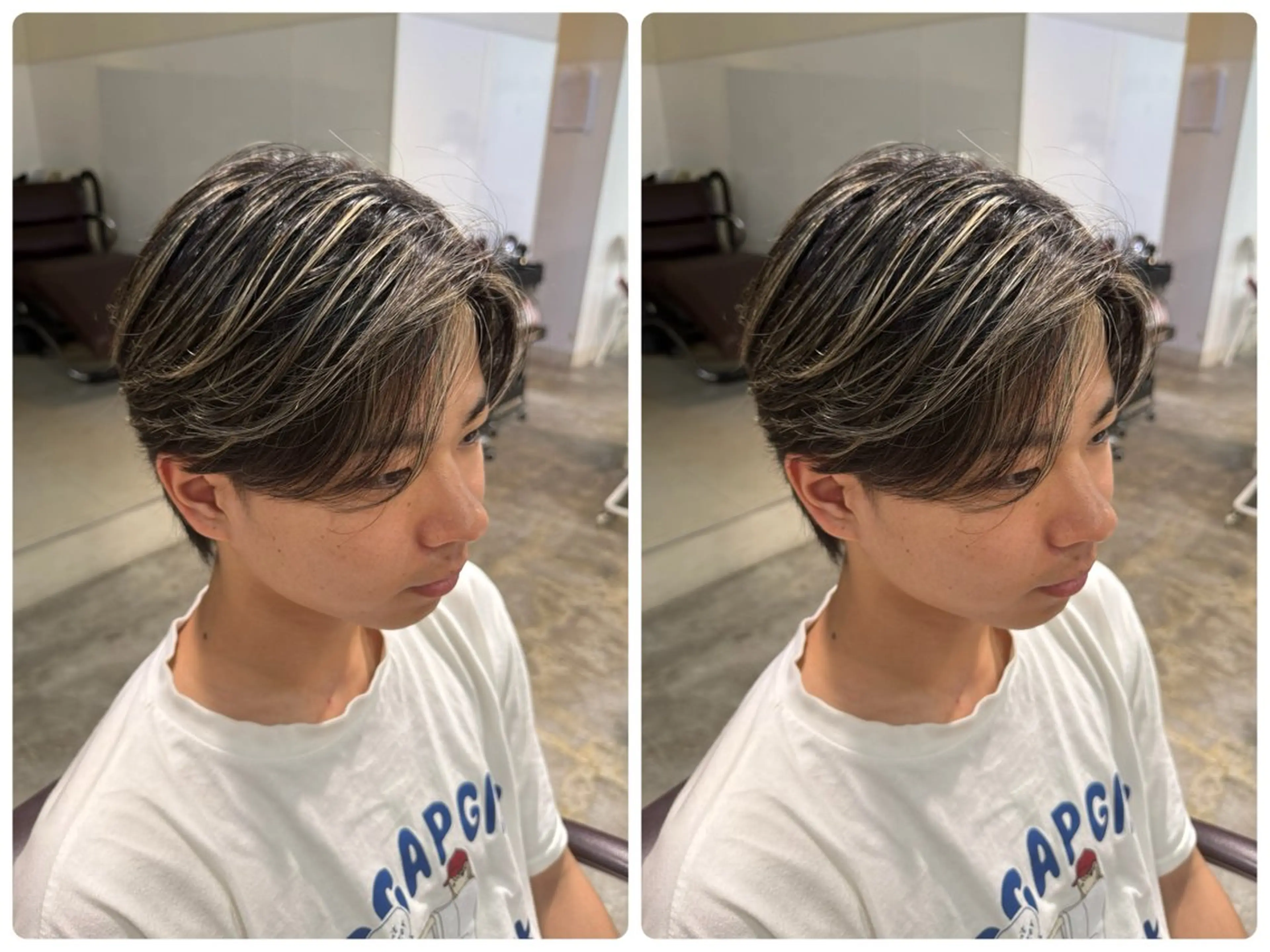 カラー パーマ メンズ 立川サラスト/ ku-ta🎟のヘアスタイル