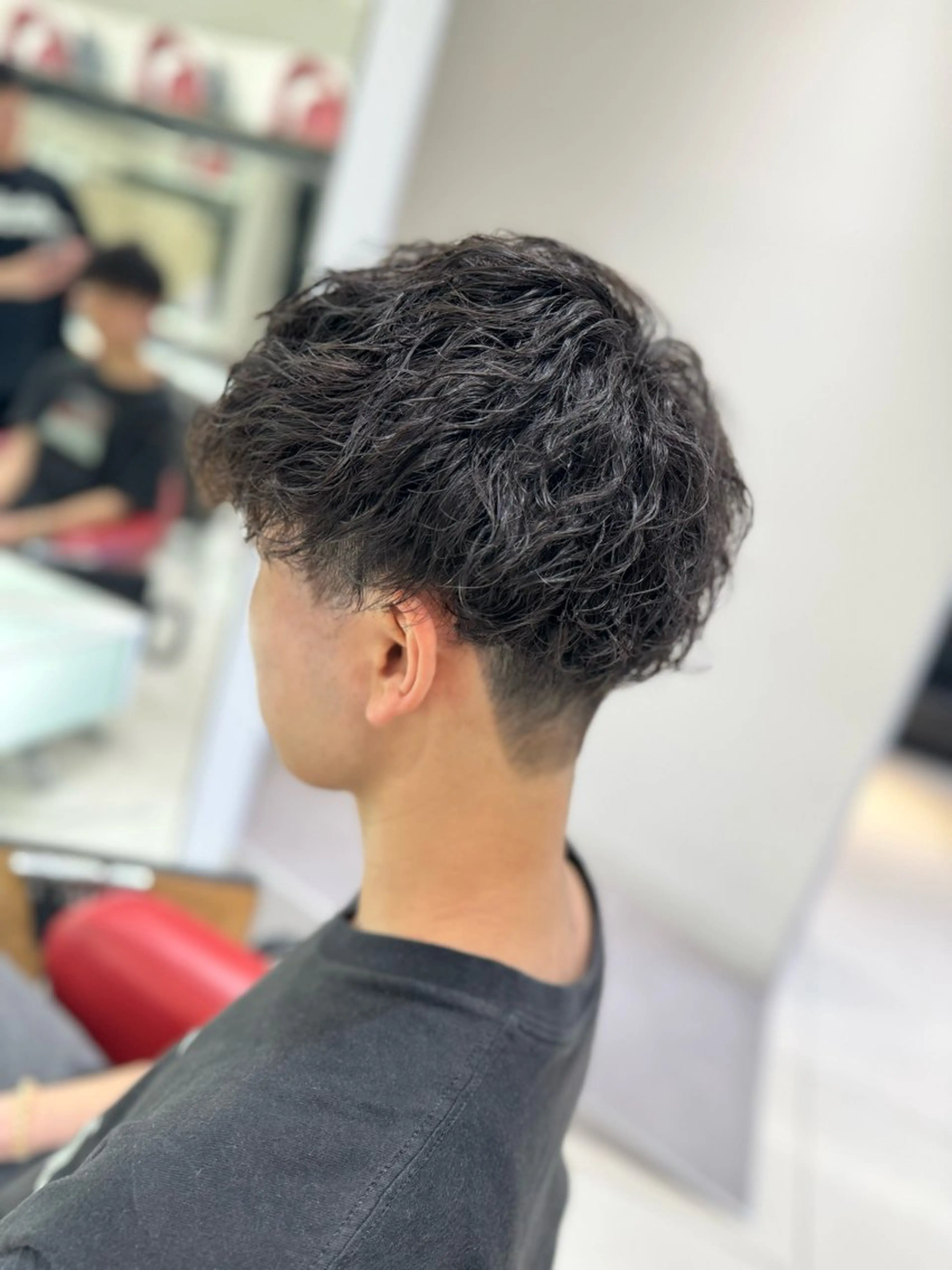 ミディアム カット パーマ トリートメント メンズ/メンズパーマ 服部太地のヘアスタイル