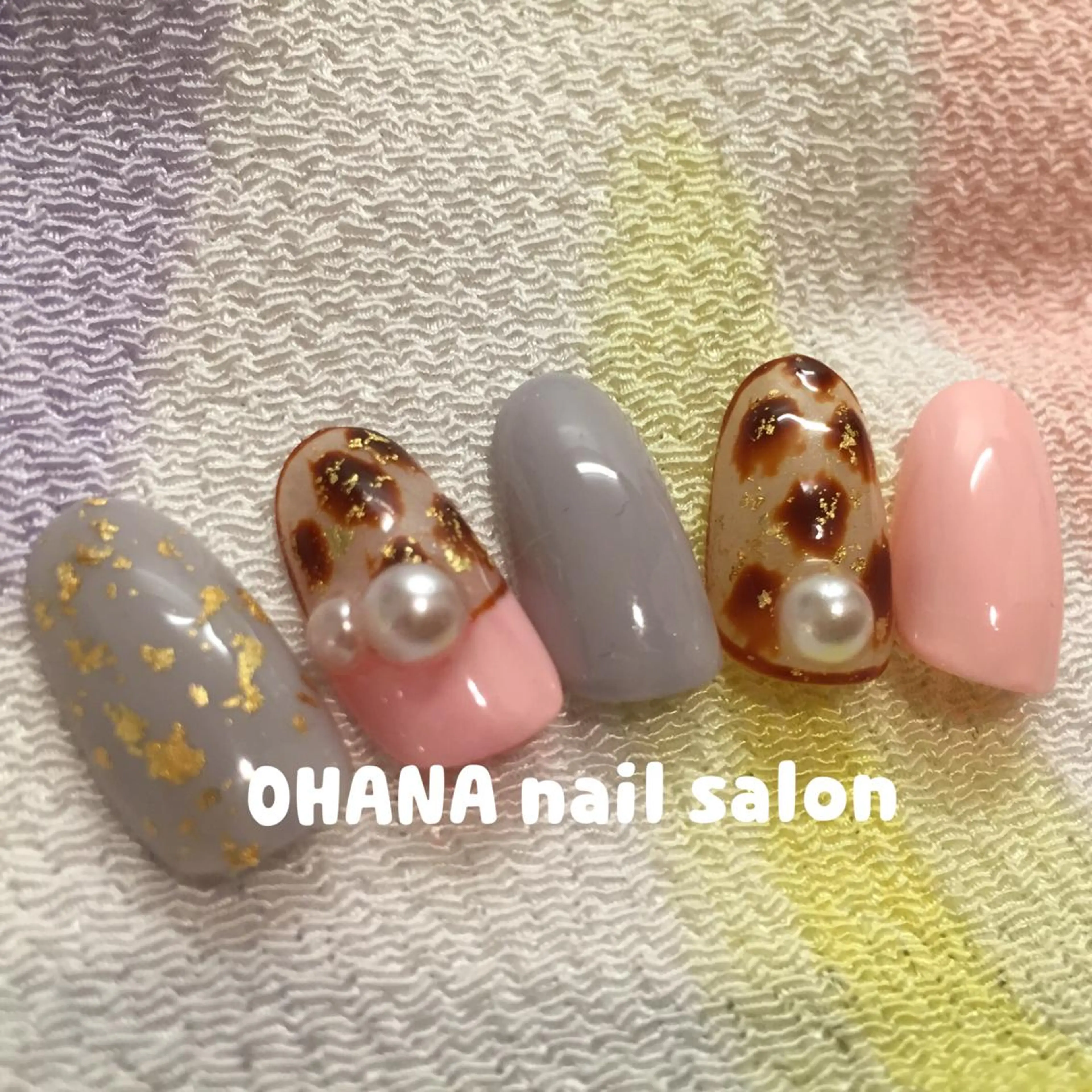 ネイル アニマル柄 冬ネイル 那覇🏝️台湾人 ネイリストSHIUのネイルデザイン