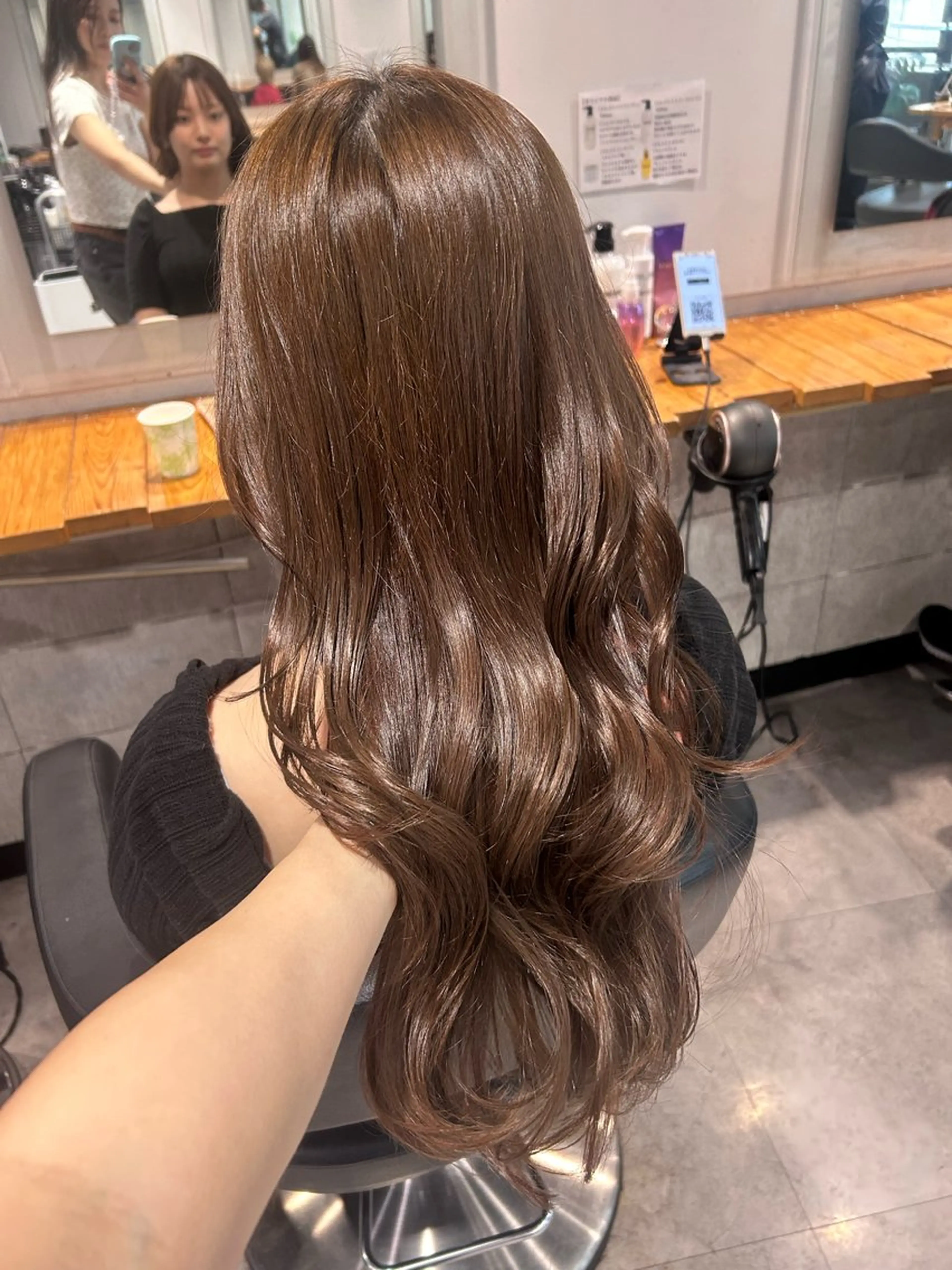 ロング カット ヘアカラー トリートメント ヘッドスパ 韓国Style♡ Nanami🇰🇷のヘアスタイル