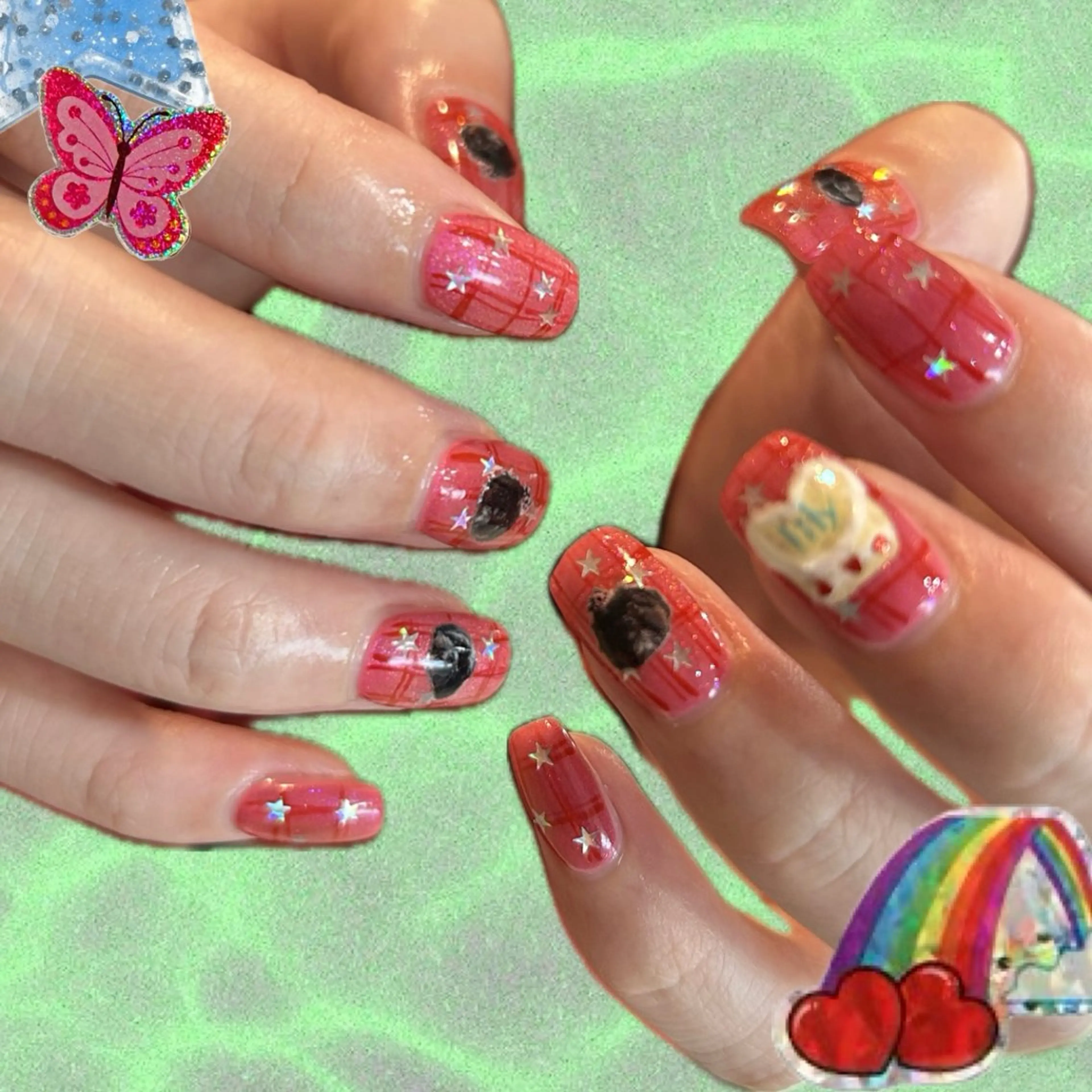 ミディアム ハンドネイル ｵｵﾀｹ ﾚｲﾅのネイルデザイン