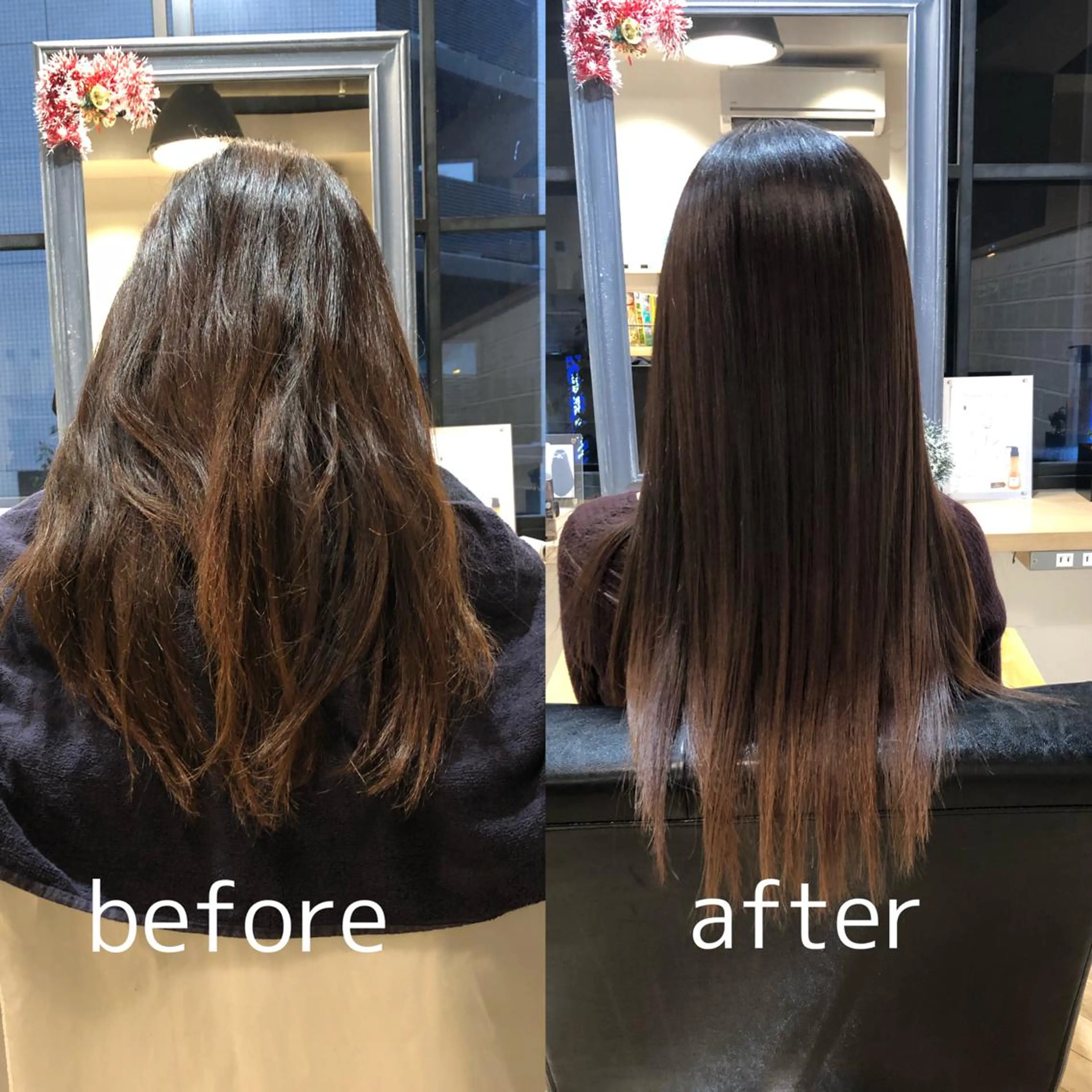 ロング 艶カラー/韓国顔周り 🎀mamiのヘアスタイル