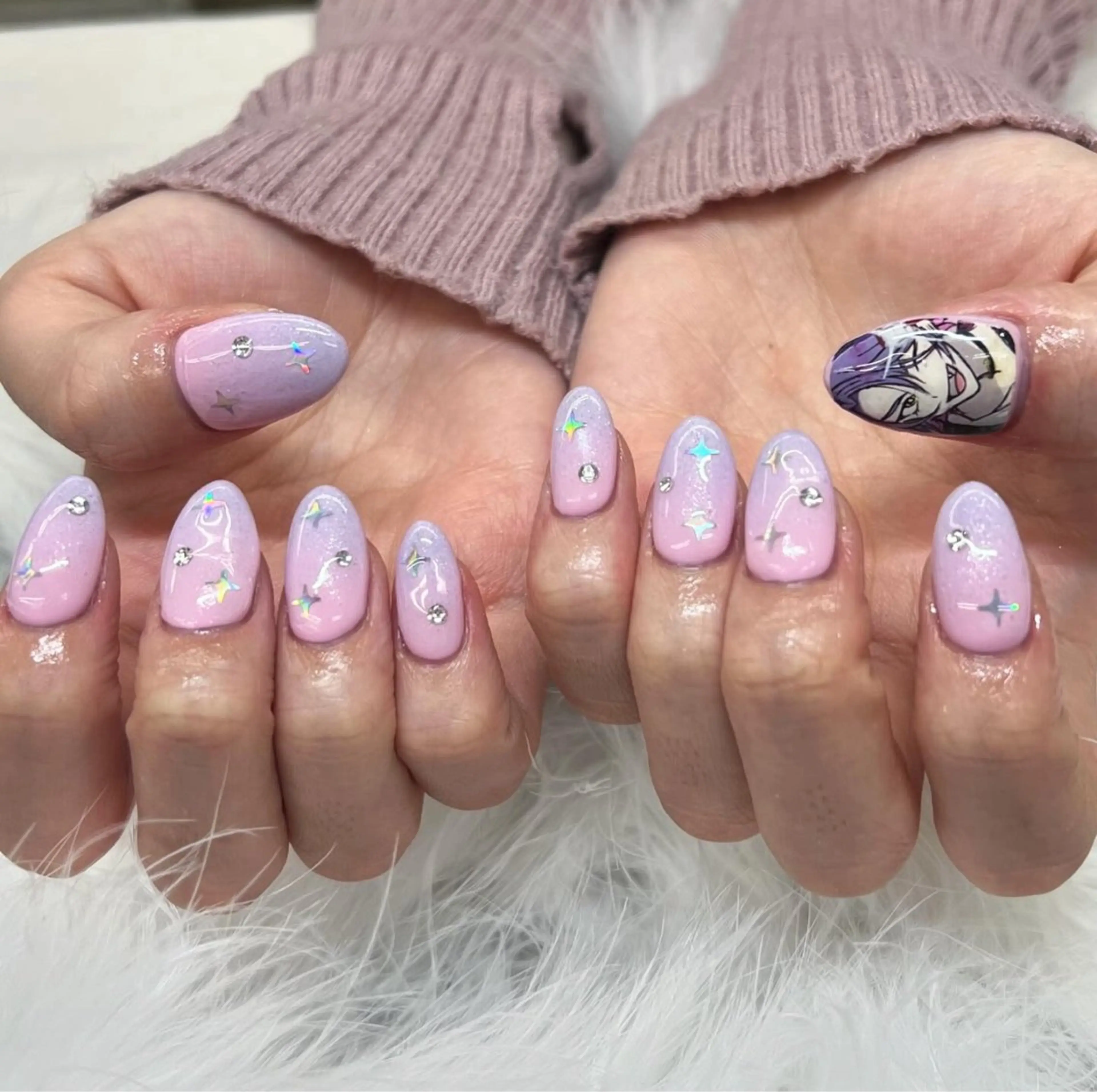 ネイル SATO 🎠🫧 痛ネイル/3Dパーツのネイルデザイン