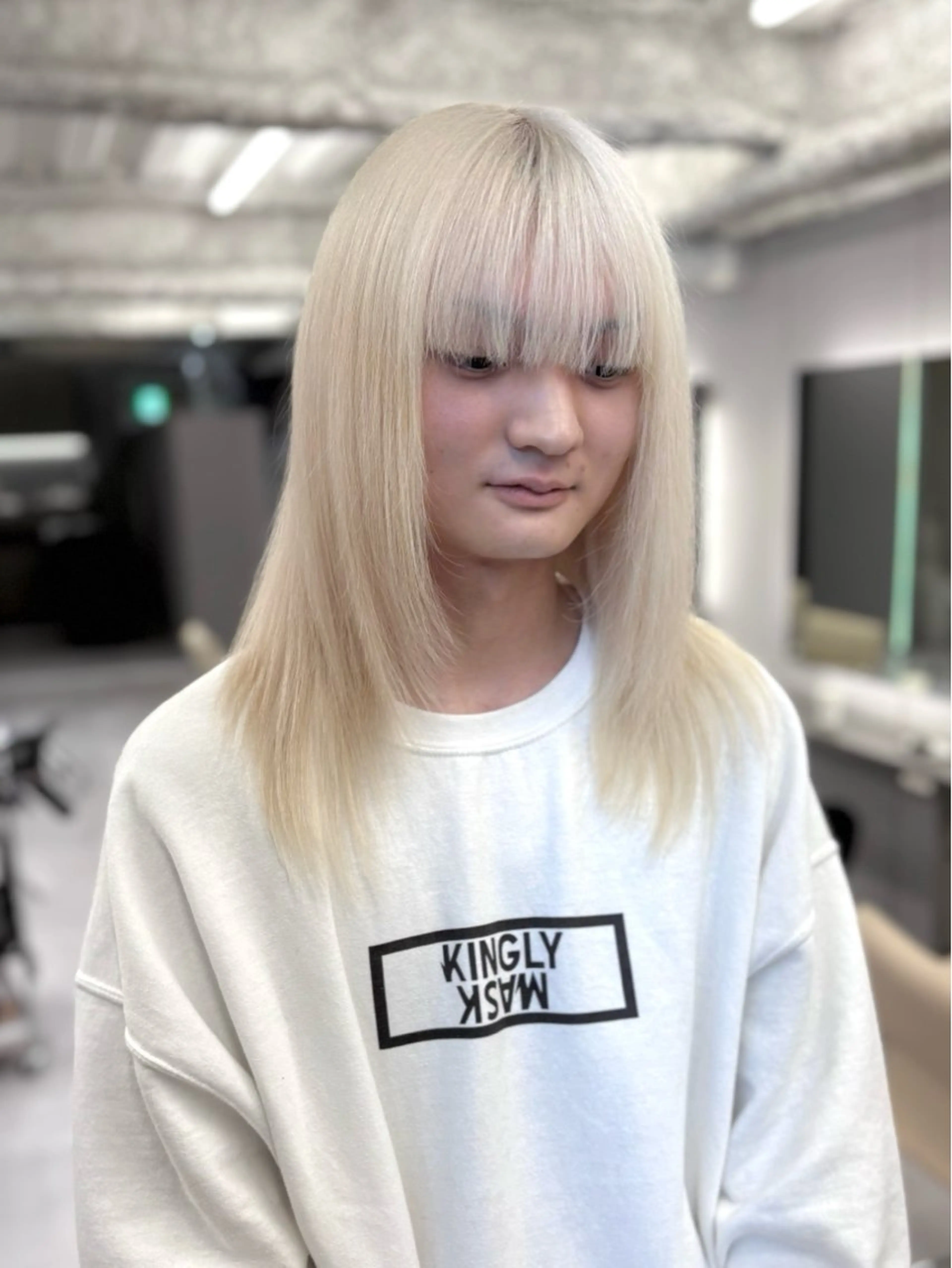 ロング カラー ヘアカラー ukyo/透明感 カラー/ハイライトのヘアスタイル