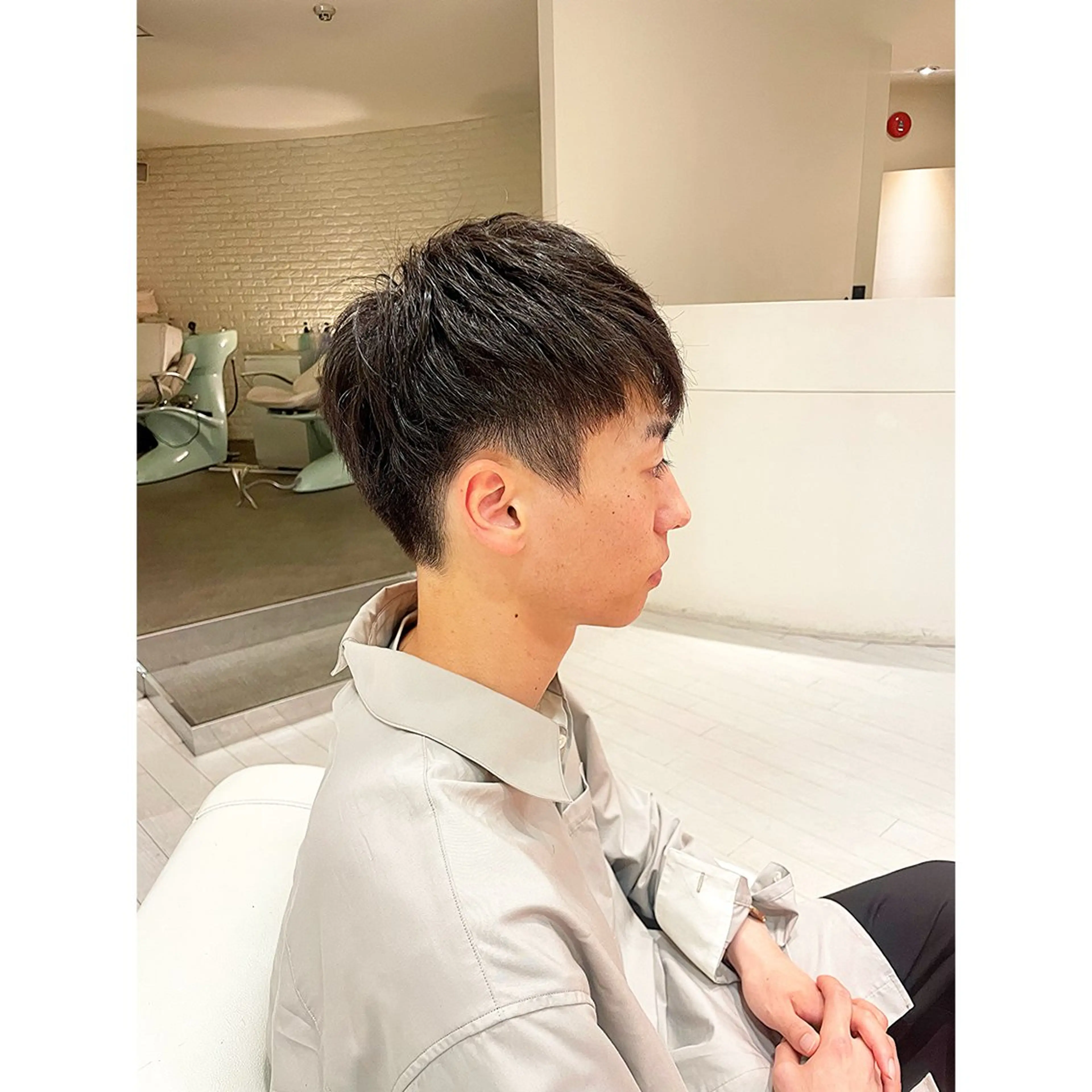 メンズ ツーブロック 前さこ 結衣のヘアスタイル