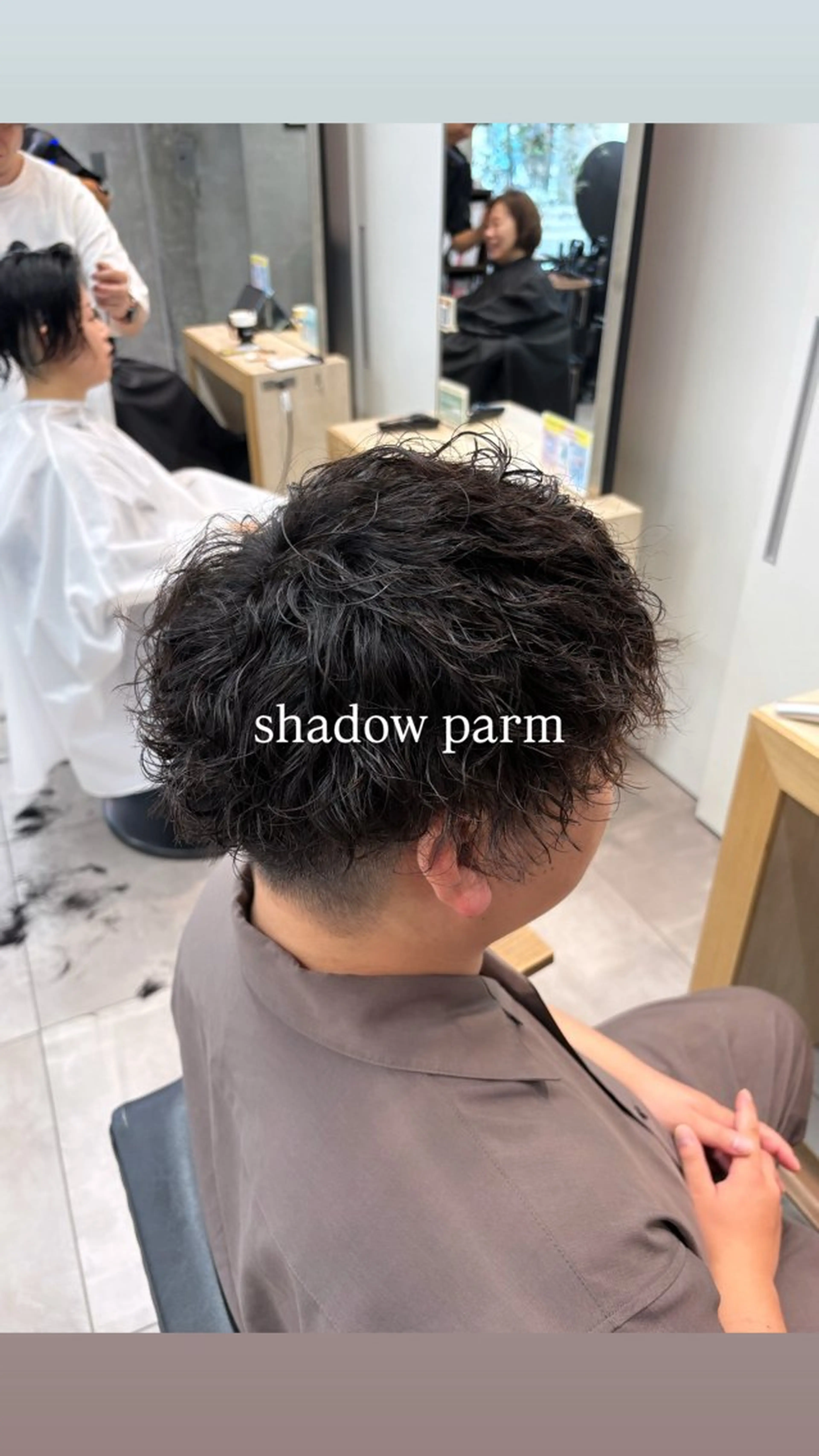 ショート パーマ メンズ メンズパーマ カット パーマ メンズ/バレイヤー ジュ/HIKARUのヘアスタイル