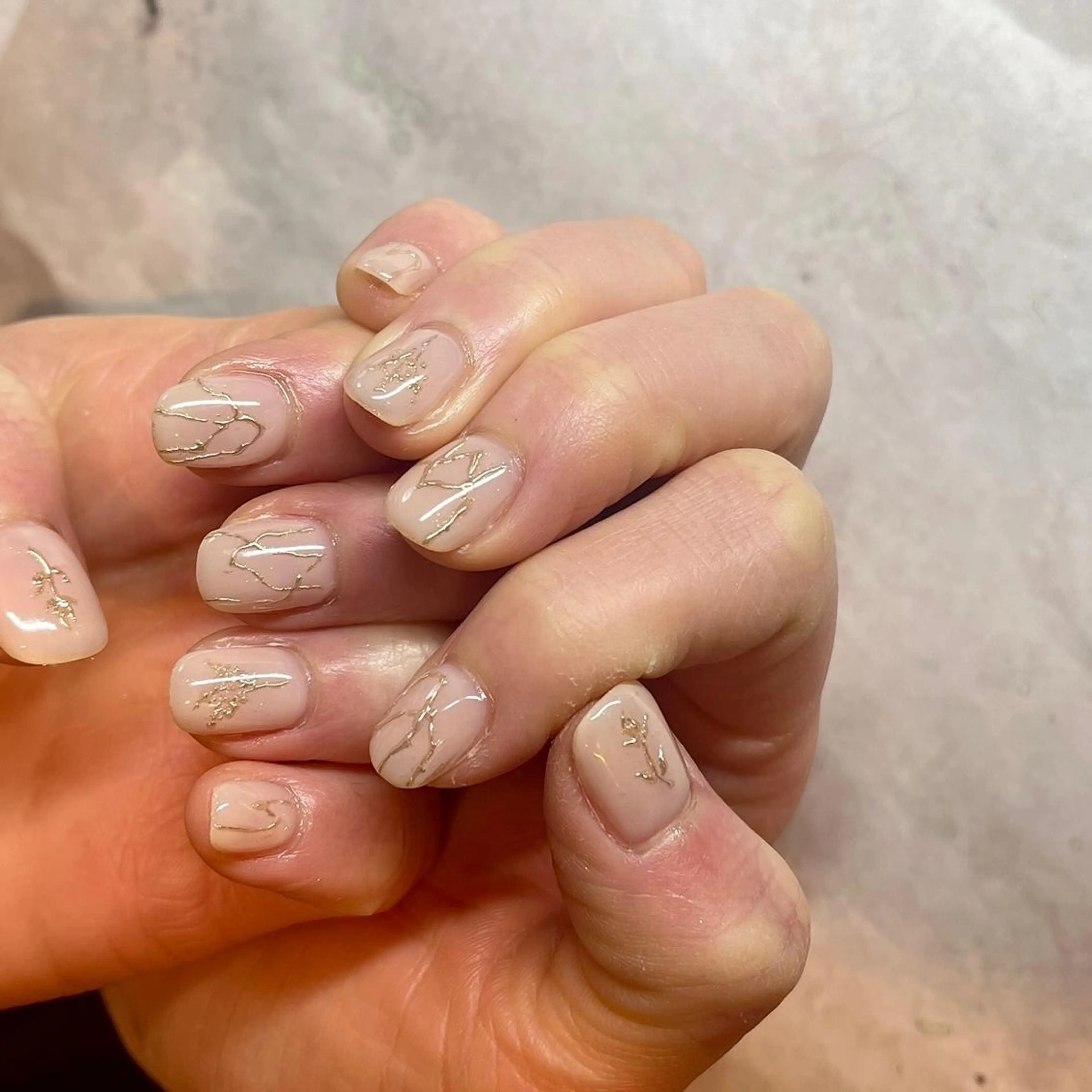 ネイル ミラーネイル フリーランス¨̮⃝ ネイリストOKADAのネイルデザイン