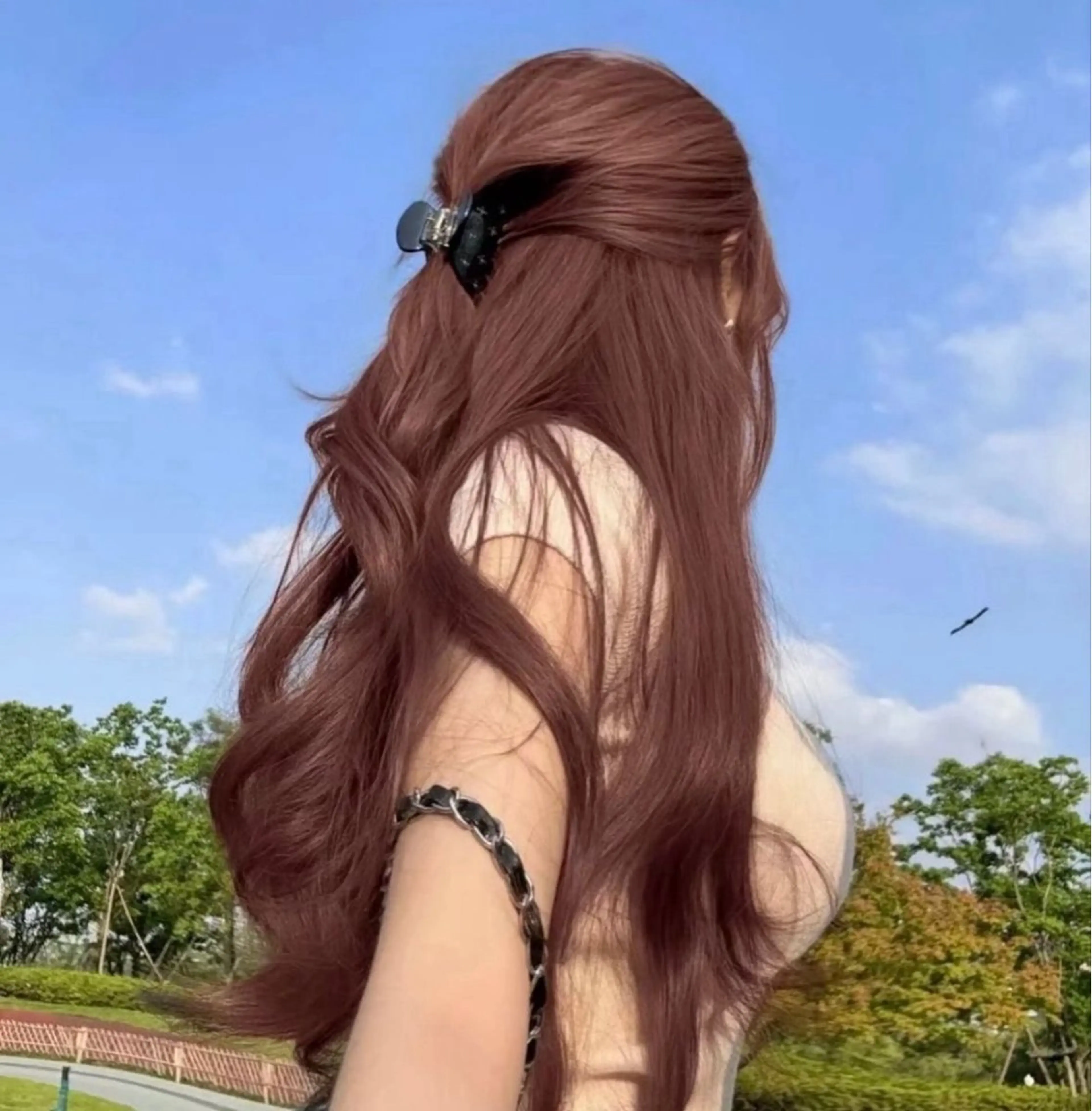 ロング カラー 🎀暖色/ラベンダー /paru🤍のヘアスタイル