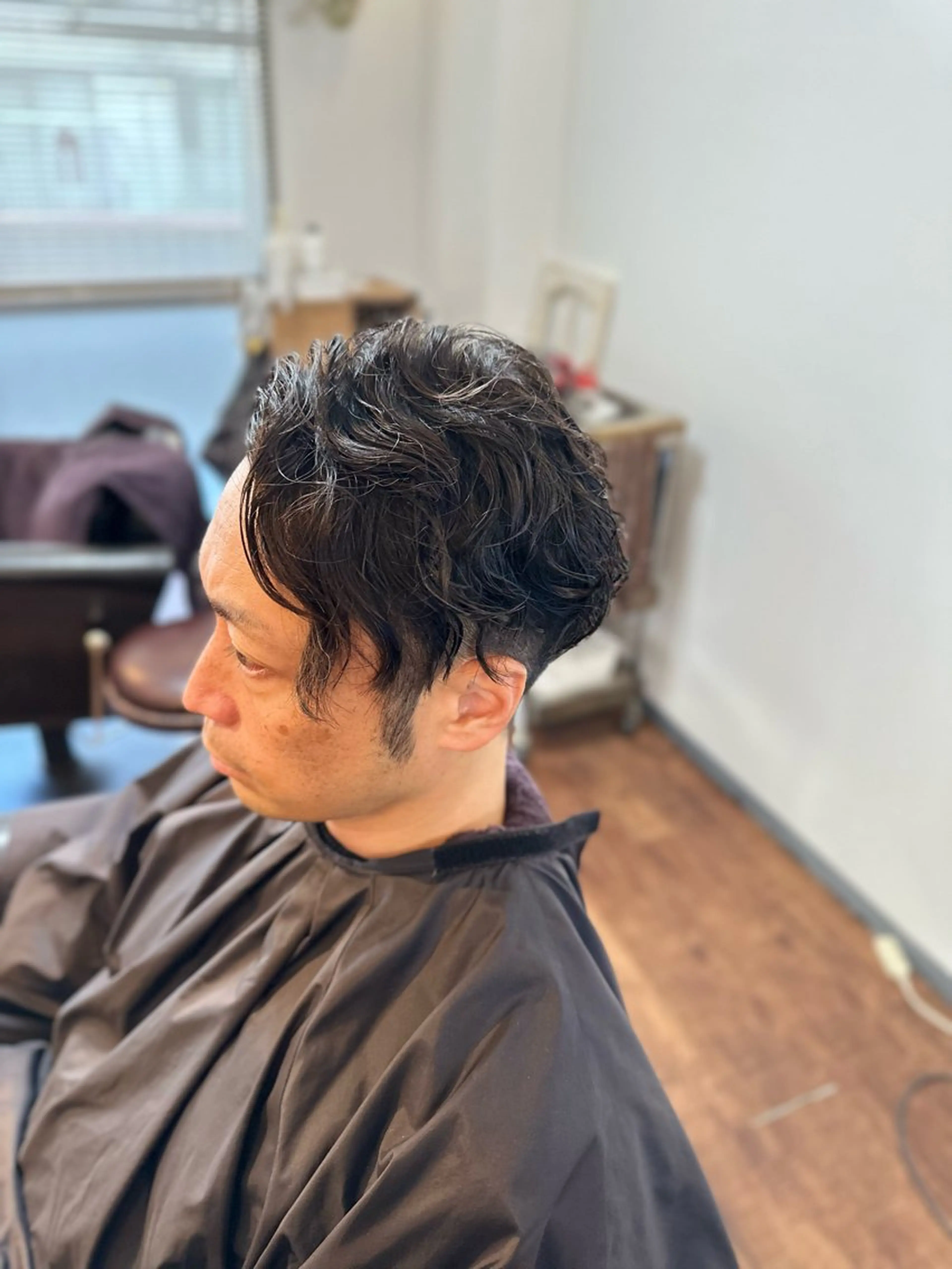 ミディアム パーマ メンズ カット パーマ トリートメント Lizir  ルズィール所属・Luzir⭐︎ GEN⭐︎のヘアスタイル