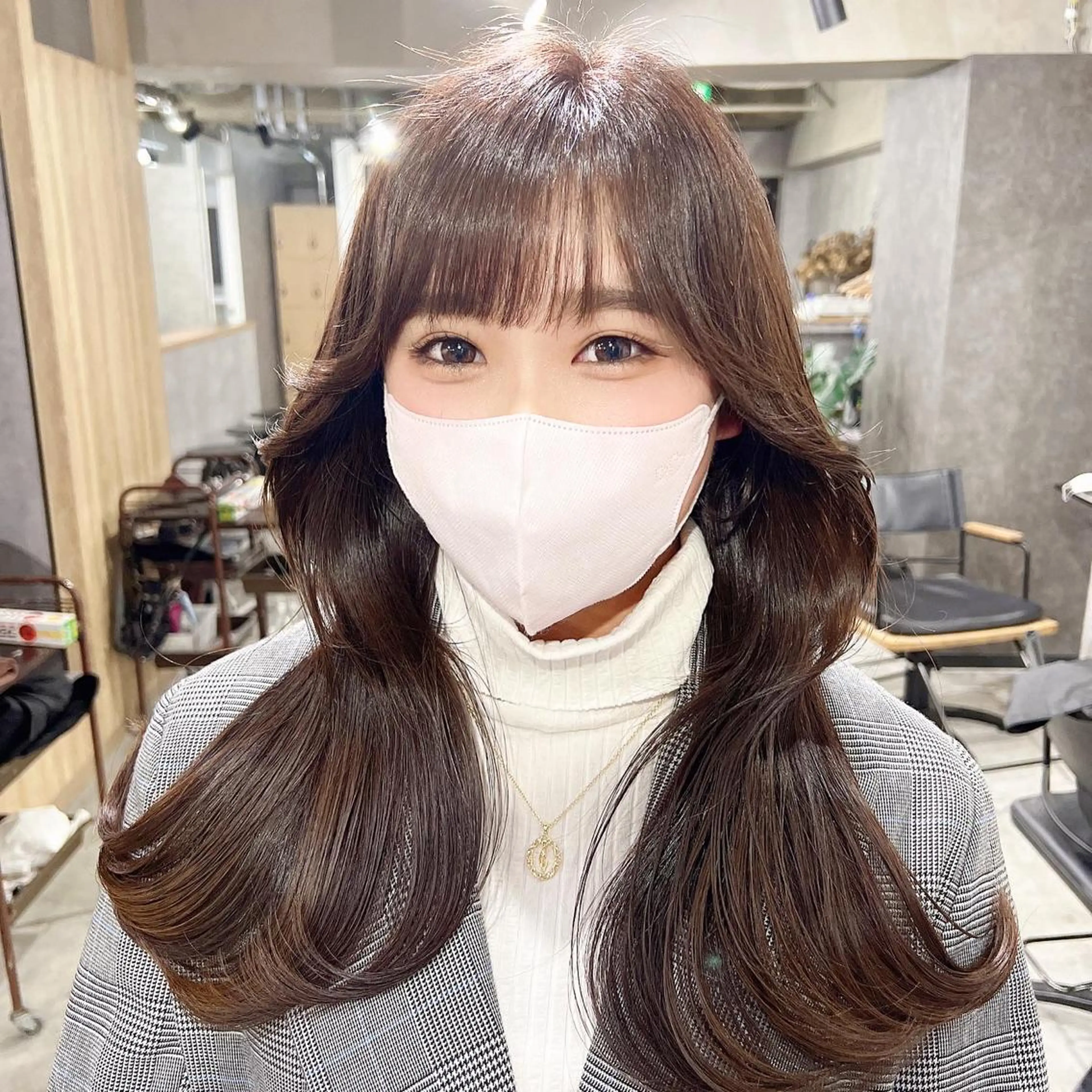 ロング カラー 韓国レイヤー/ 顔周り💕田中将吾のヘアスタイル