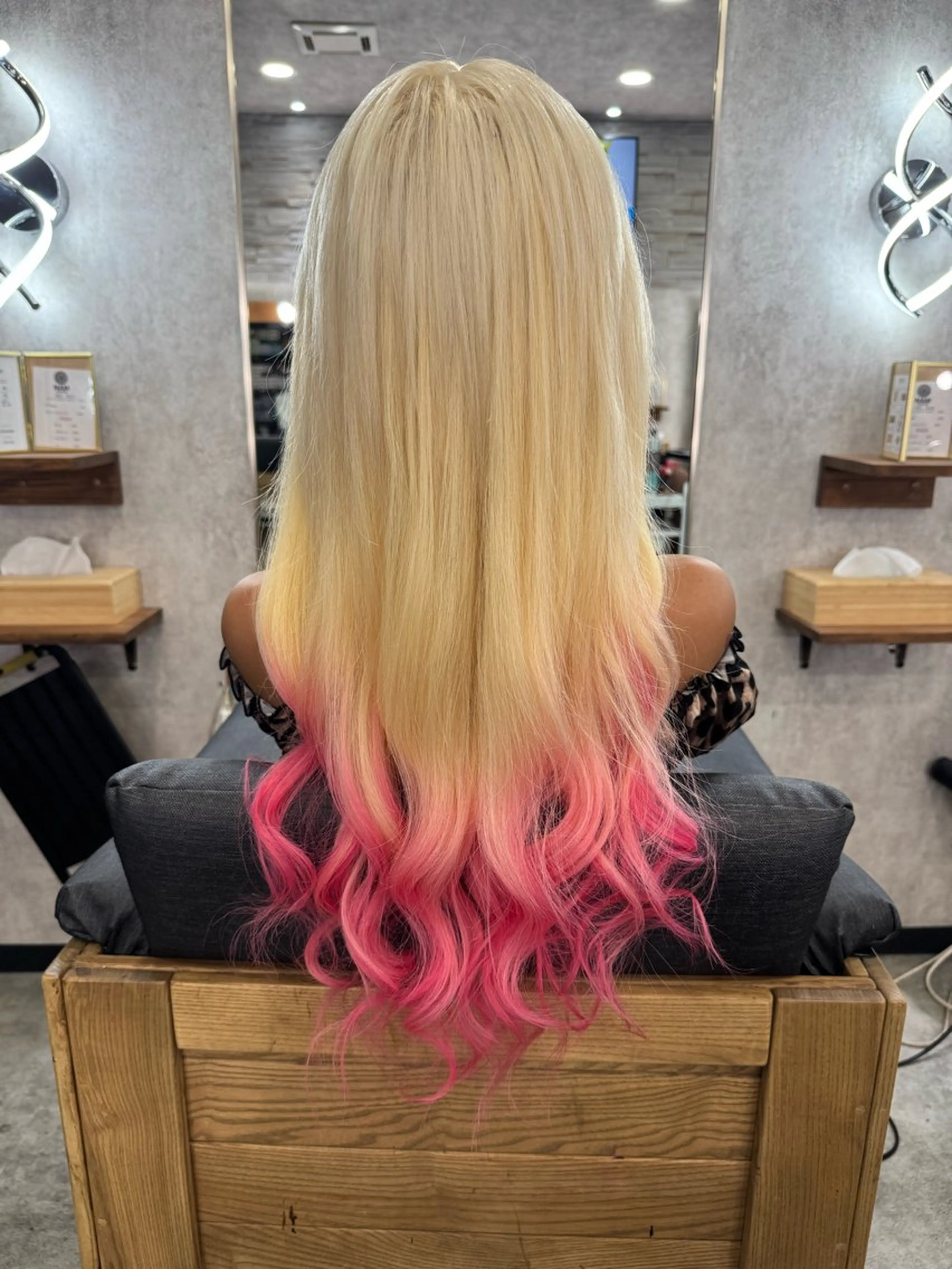 ロング エクステ エクステ/ハイトーン joeのヘアスタイル