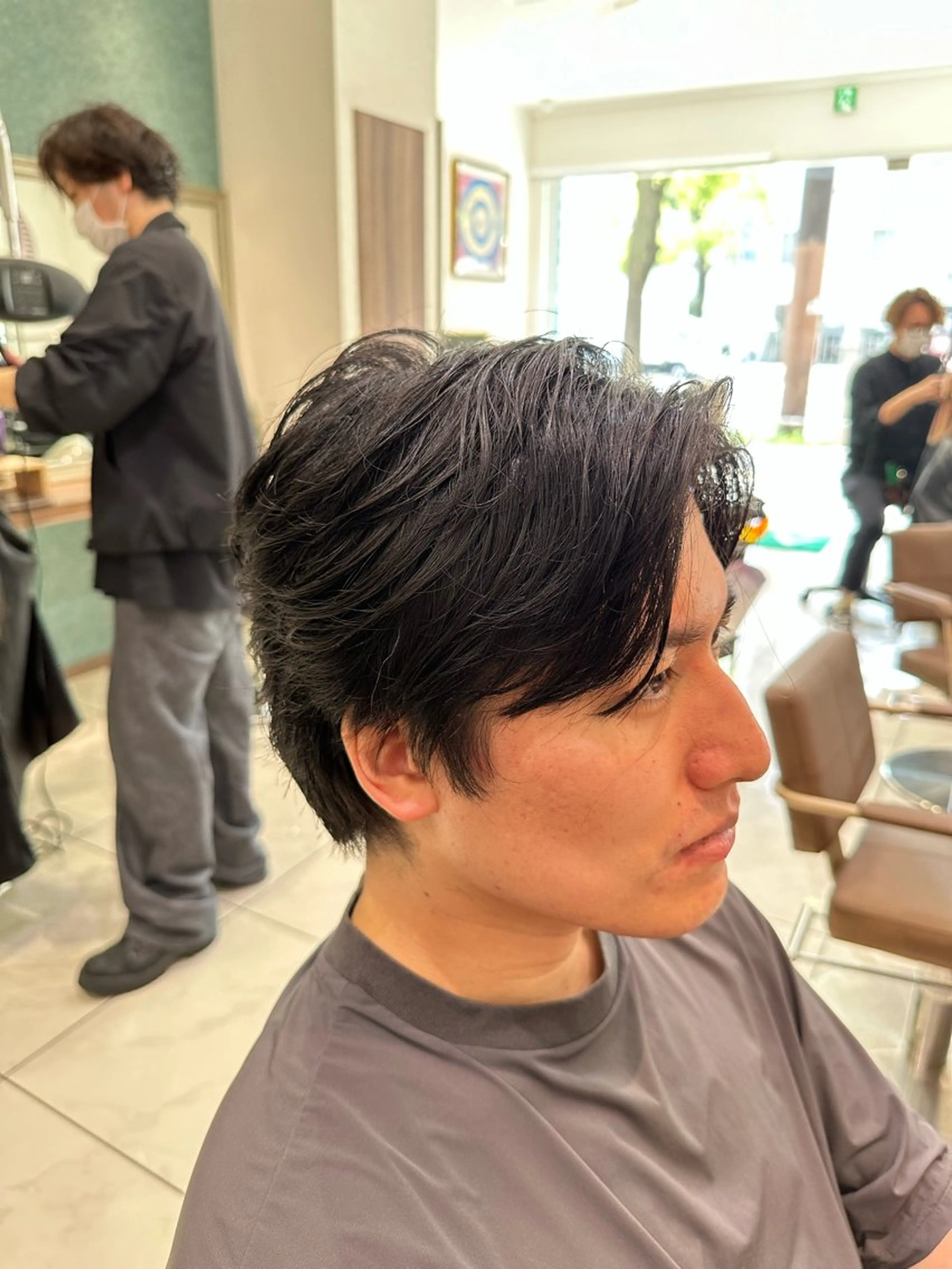 メンズ センターパート カット メンズカット/カラー 💠進藤龍之介のヘアスタイル