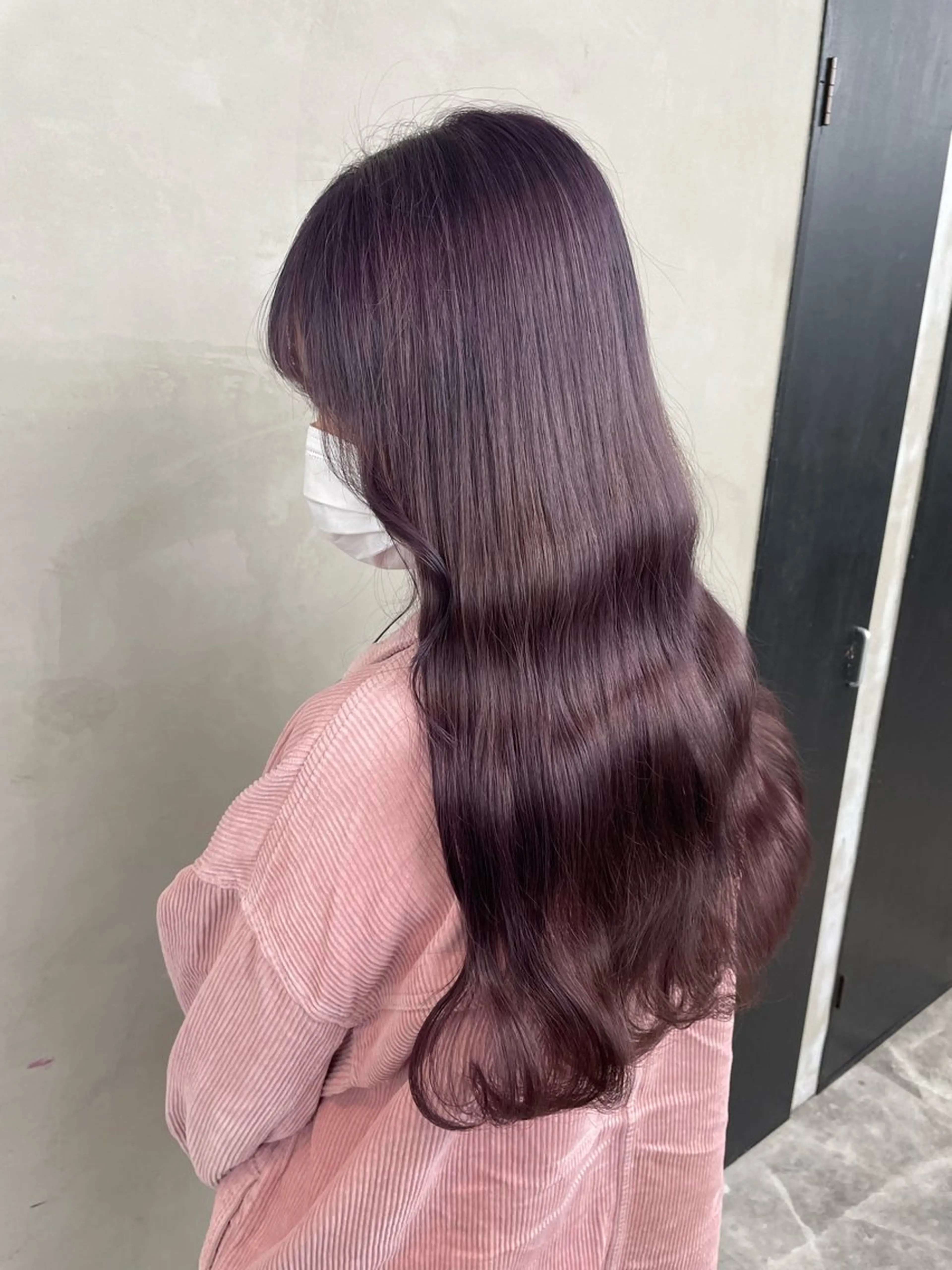 ロング ヘアカラー 🧋ミルクティーカラ ー🧋特化小林拓登のヘアスタイル