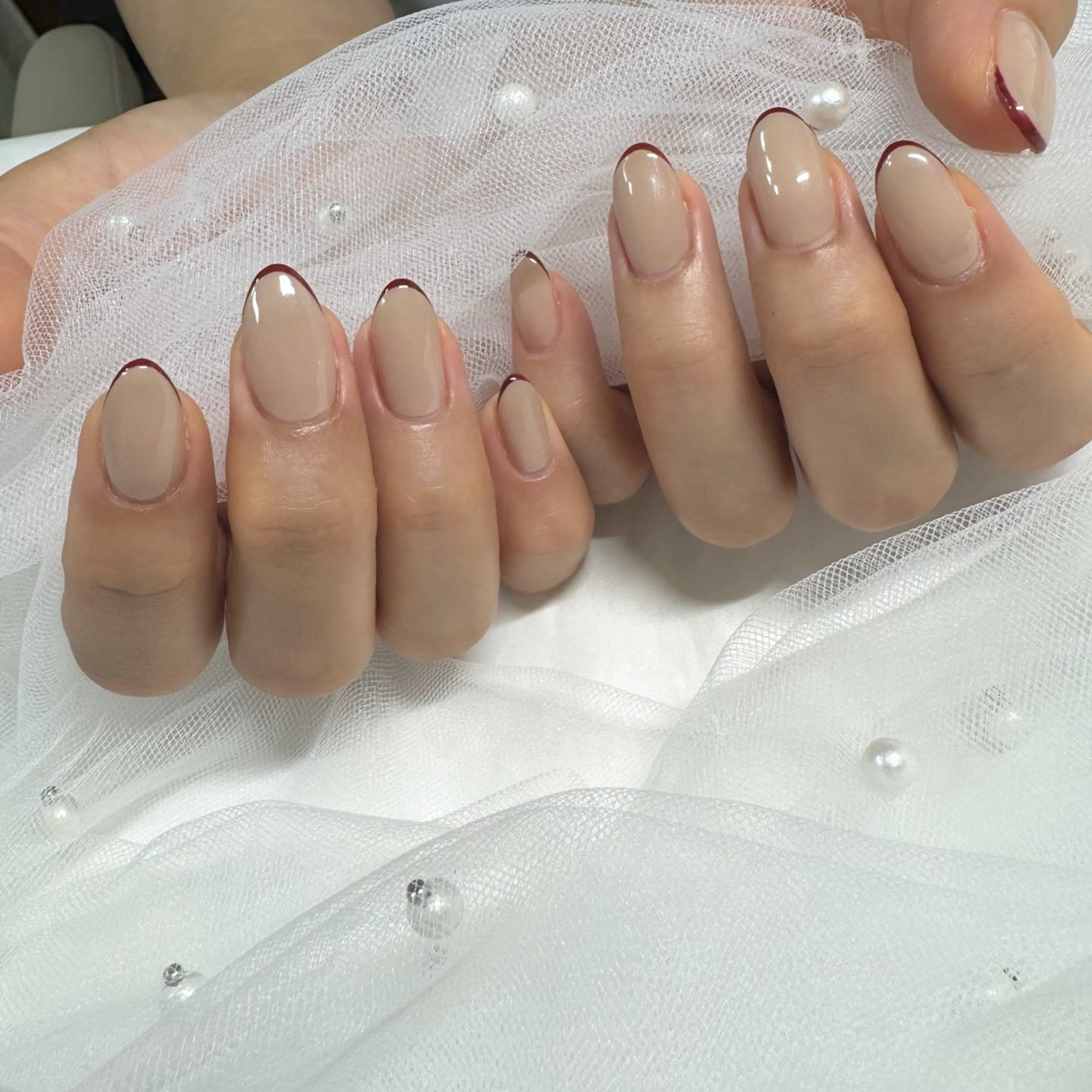 ネイル ジェルネイル シンプルネイル 東 千夏のネイルデザイン