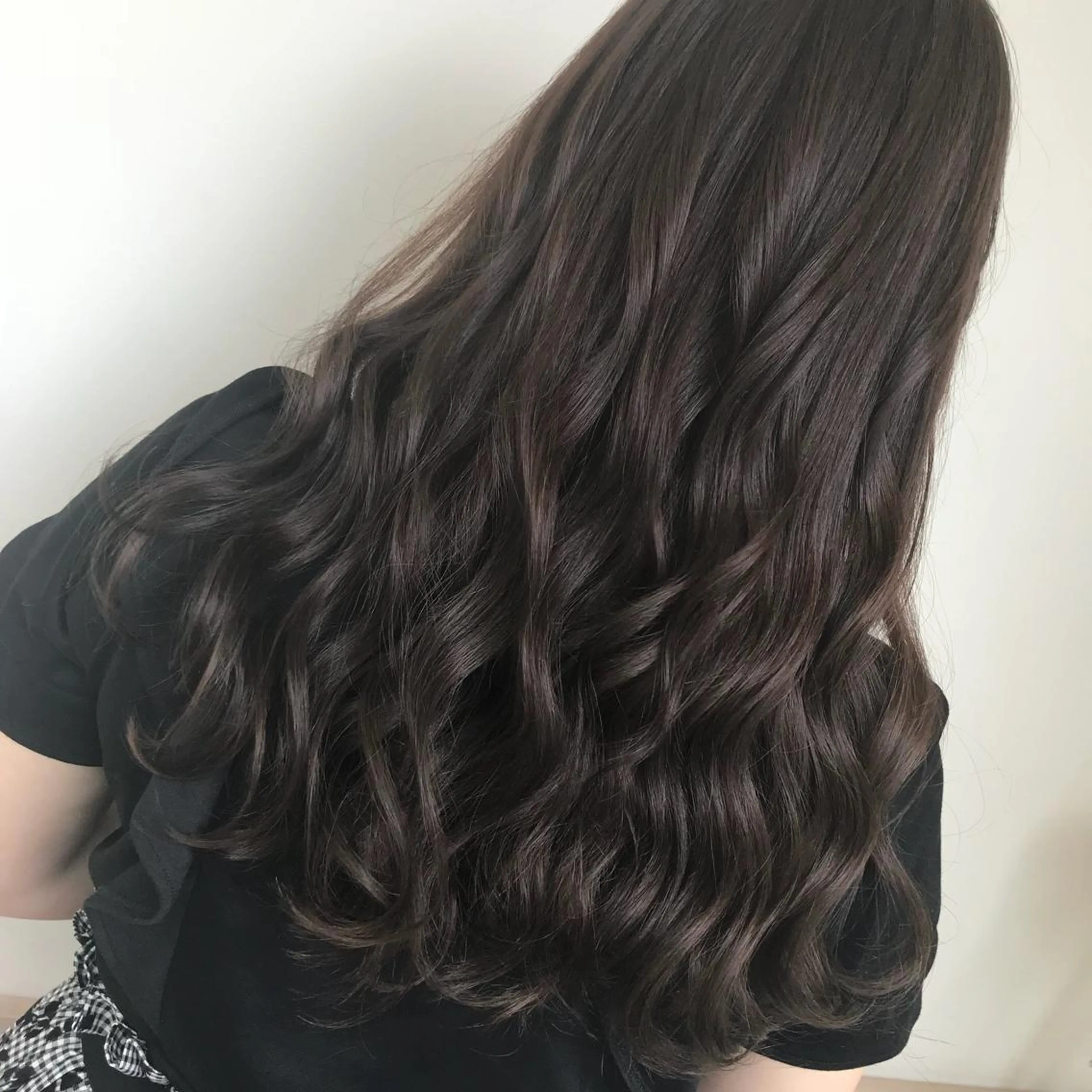 ロング カラー アッシュ 顔まわり🤍小顔 カット🤍みさきのヘアスタイル