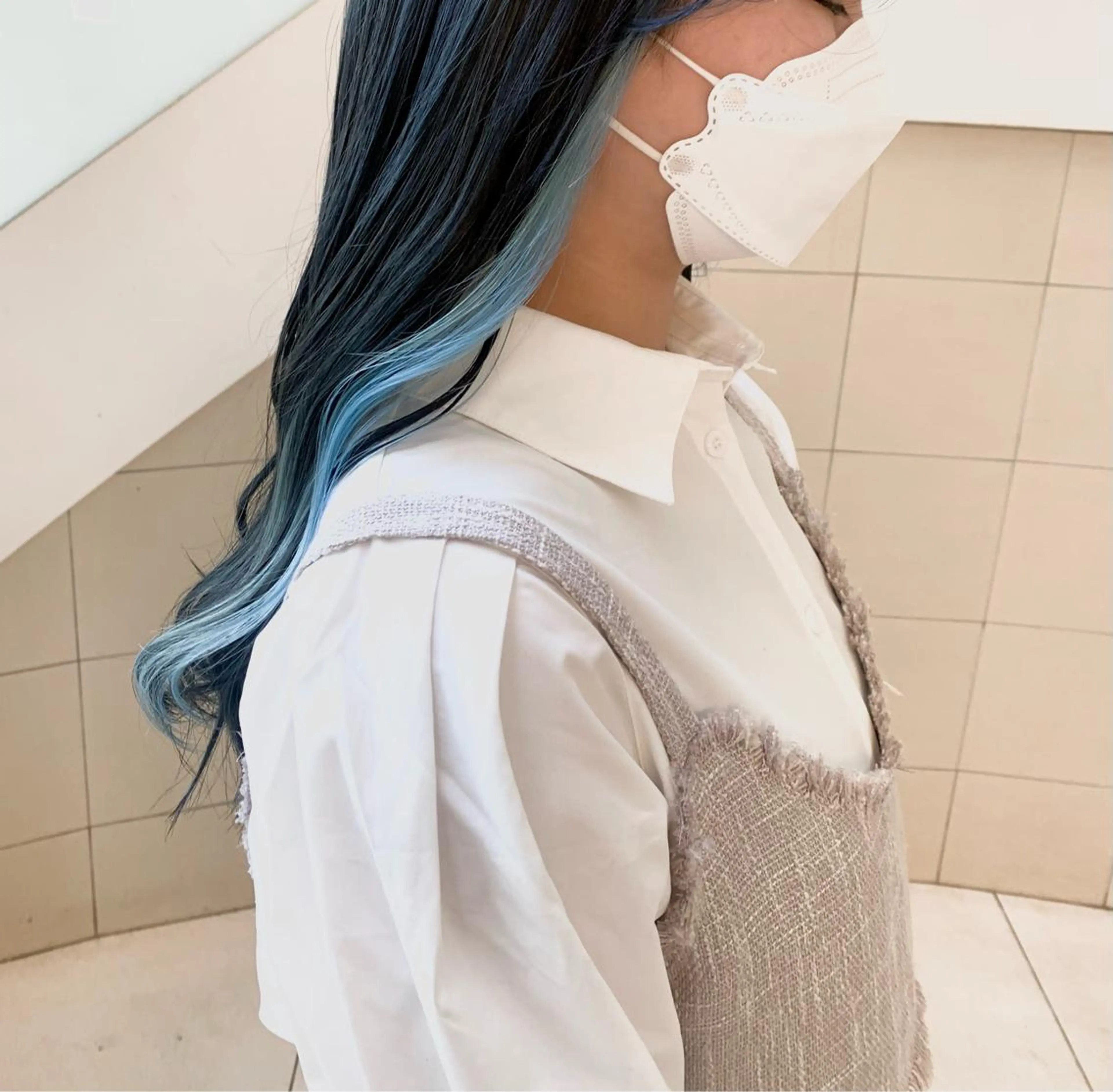 ロング カラー 【韓国艶カラー🎀】 添田 菜摘のヘアスタイル