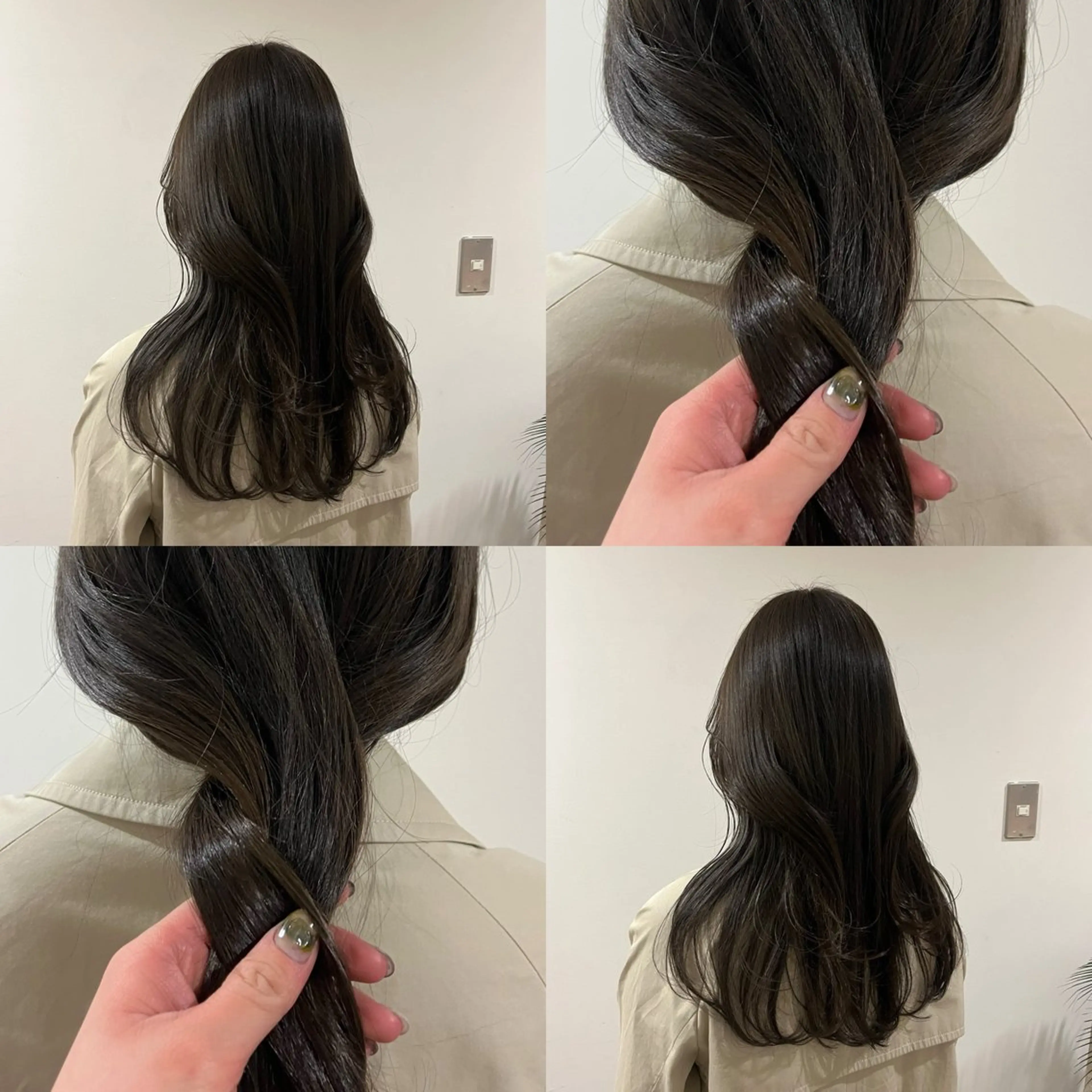 カラー オリーブカラー 🟡ひろの/ツヤ カラー/髪質改善🟡のヘアスタイル