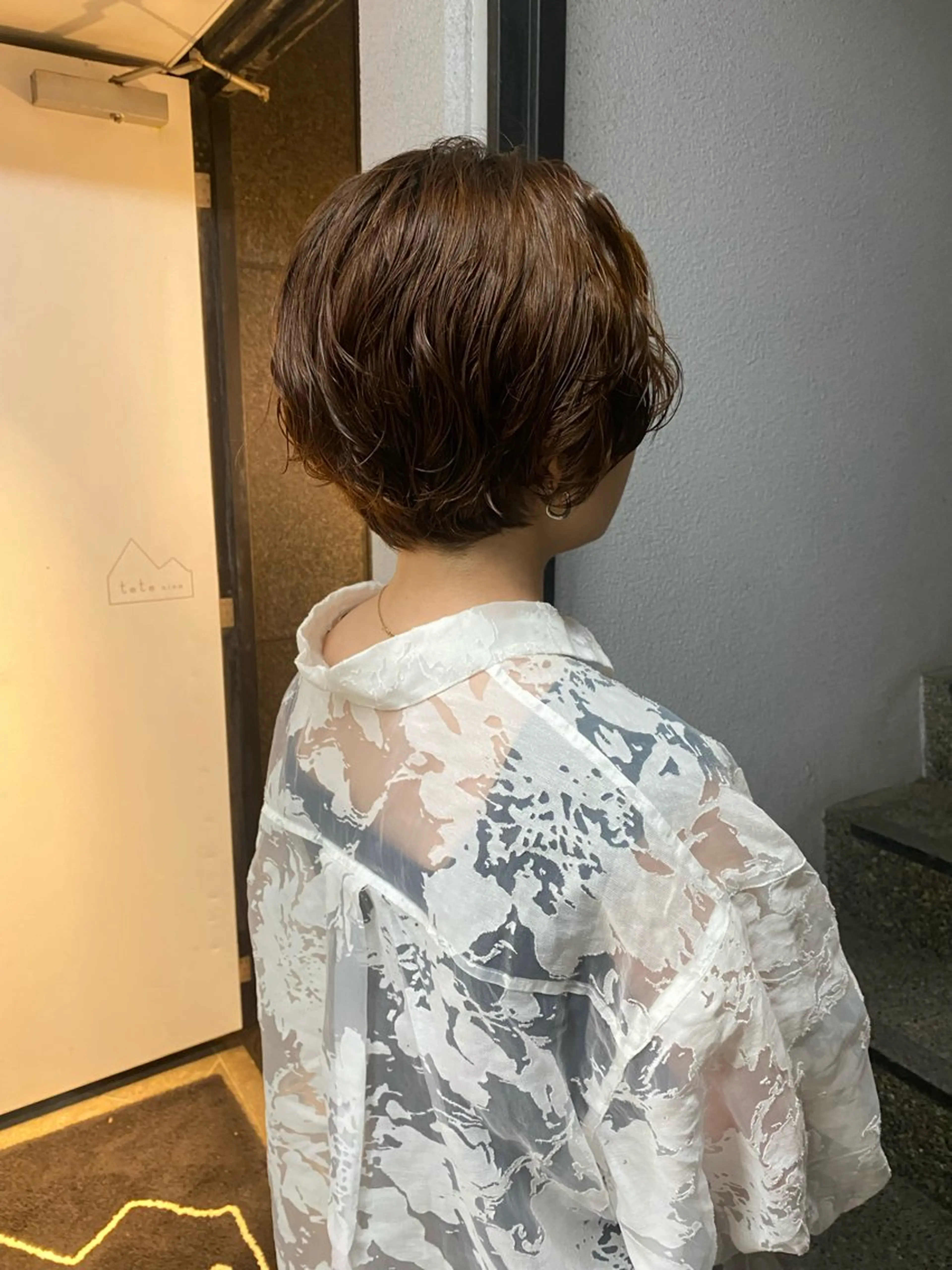 ショート パーマ ヘアカラー トリートメント 似合わせカラー /パーマ🪿 moeのヘアスタイル