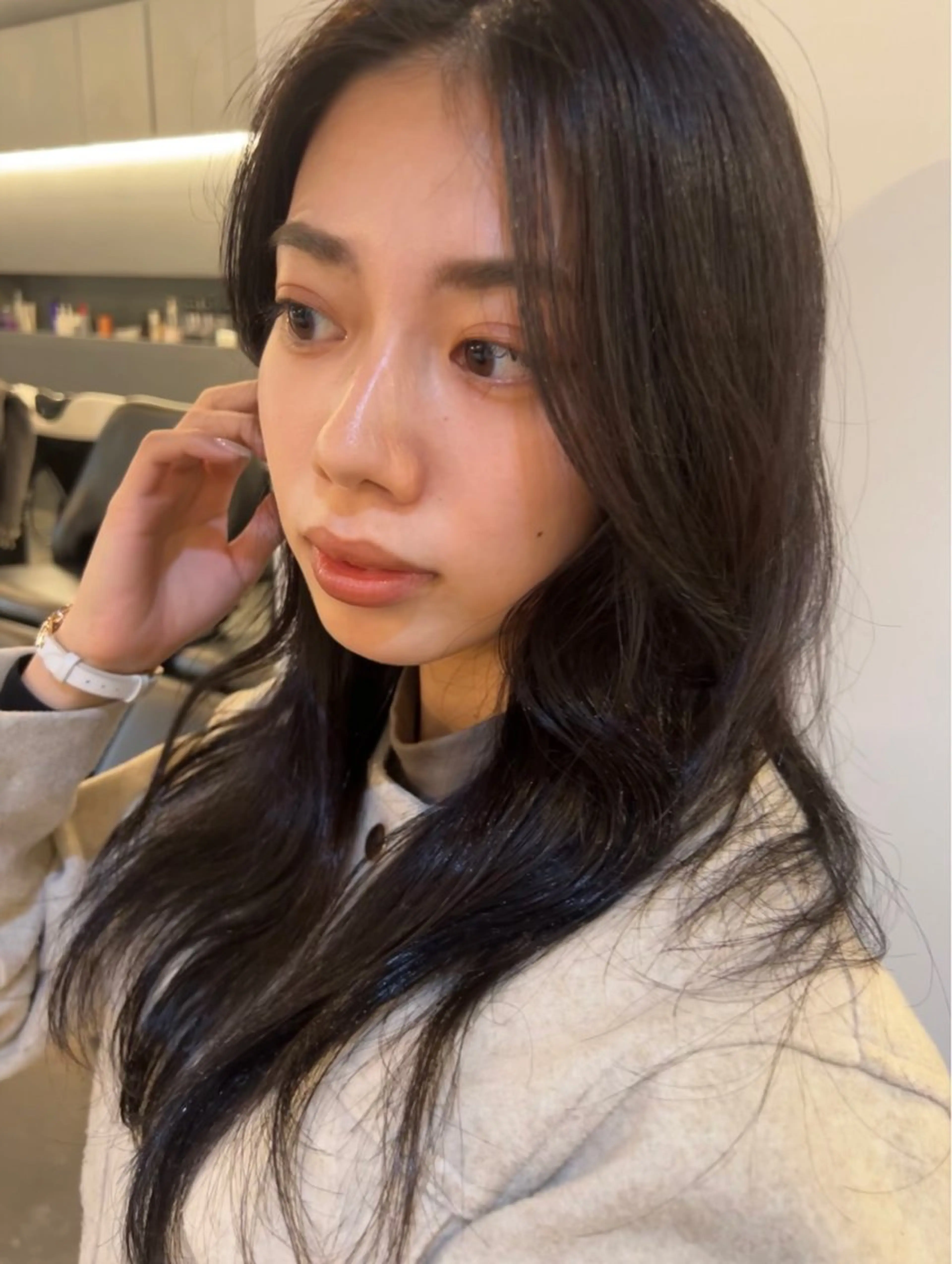 セミロング カラー 似合わせカット カット ヘアカラー KOCHAB本山所属・三谷 はるなのヘアスタイル