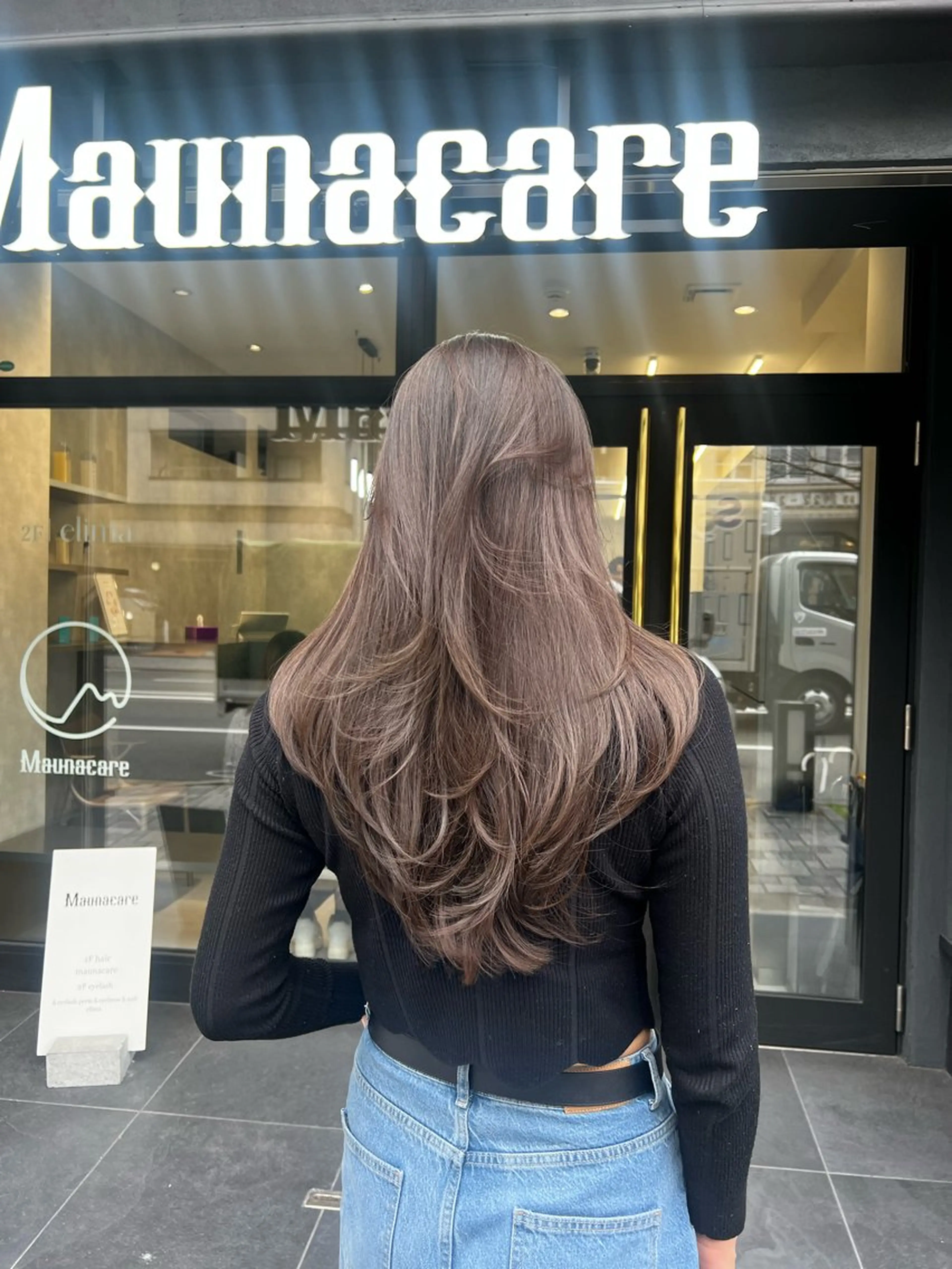 ロング 🚨メンズ曲がる 縮毛矯正りおん🚨のヘアスタイル