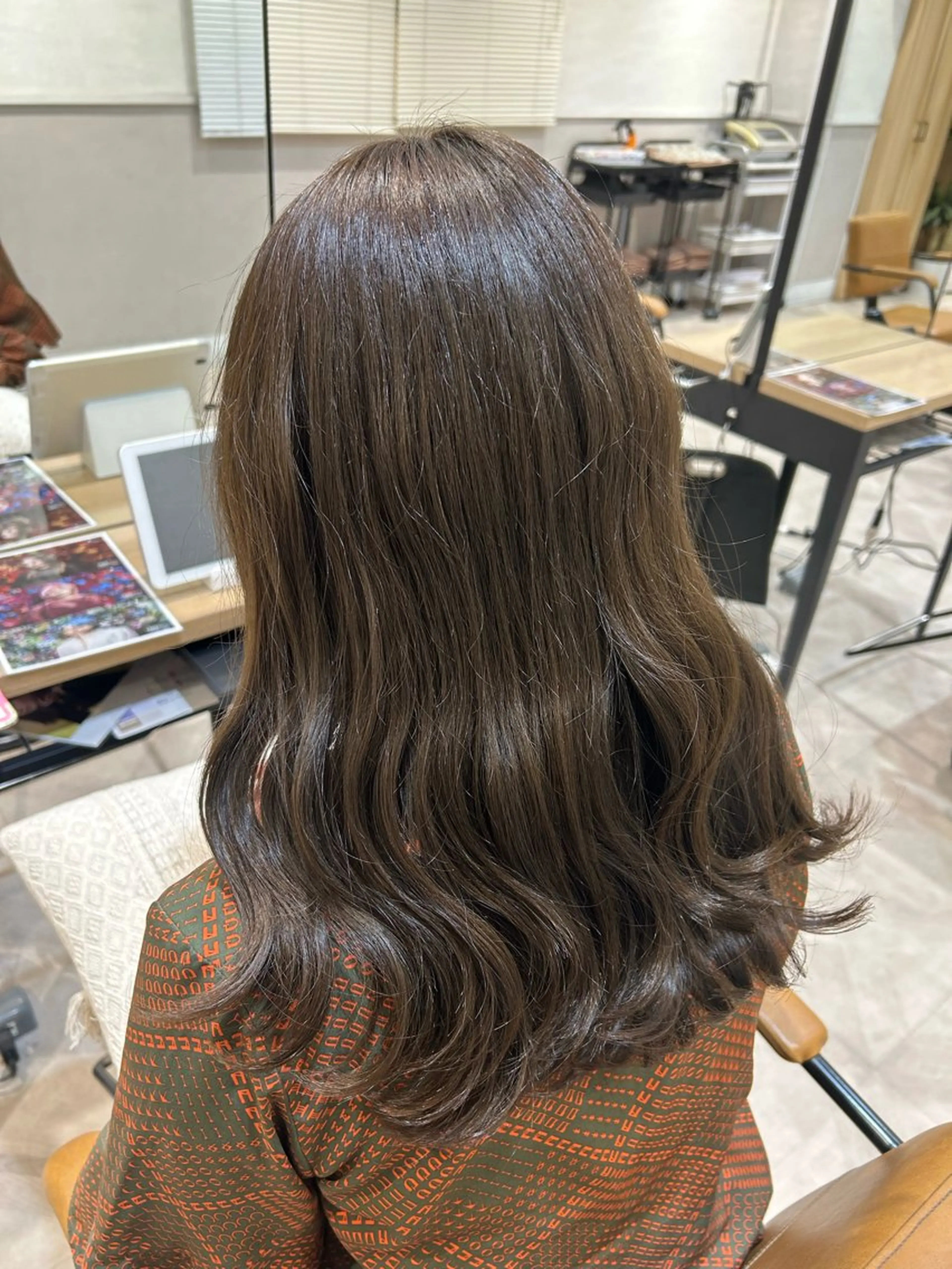 セミロング La Bonheur hair Olivier北千住店【ラボヌールヘアーオリヴィエ】所属・RAN 🎀のヘアスタイル