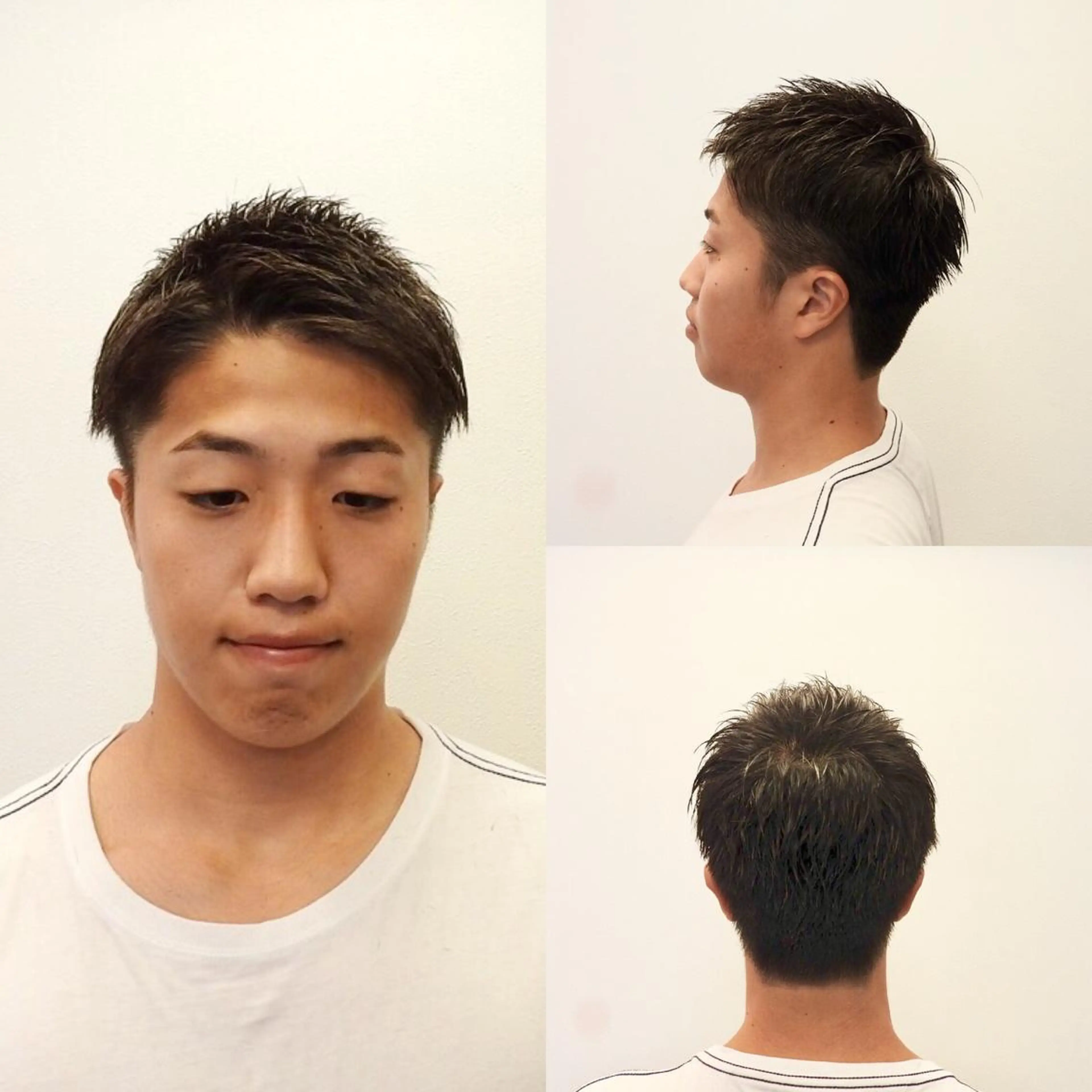 ショート メンズ 刈り上げ カット ヘアセット 前田賢生 ご新規様はNGのヘアスタイル