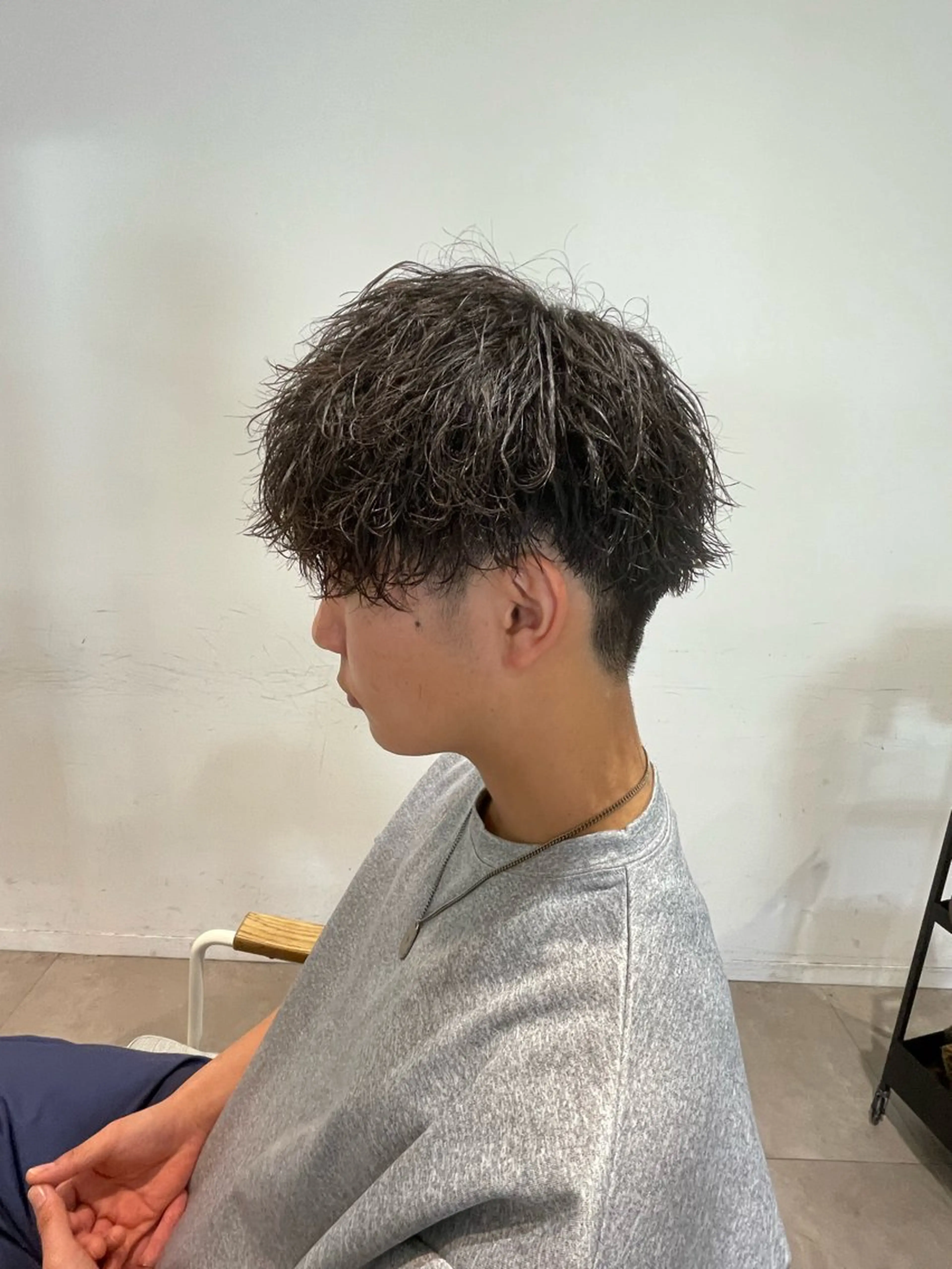 パーマ メンズ 樋口 令惟のヘアスタイル