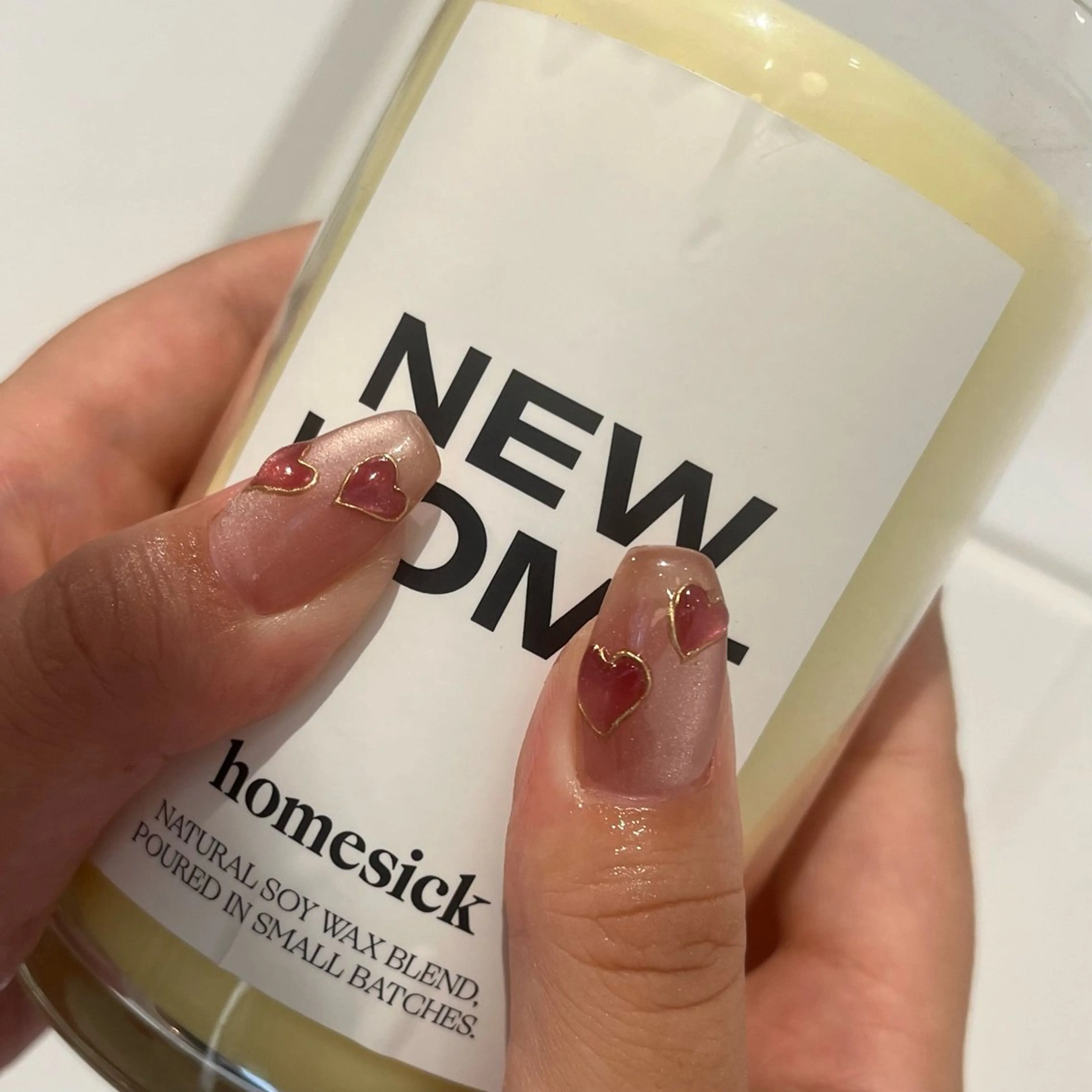 ネイル アートネイル ハート マットネイル ミラーネイル ぷっくりネイル ballie／小野原 なつみのネイルデザイン