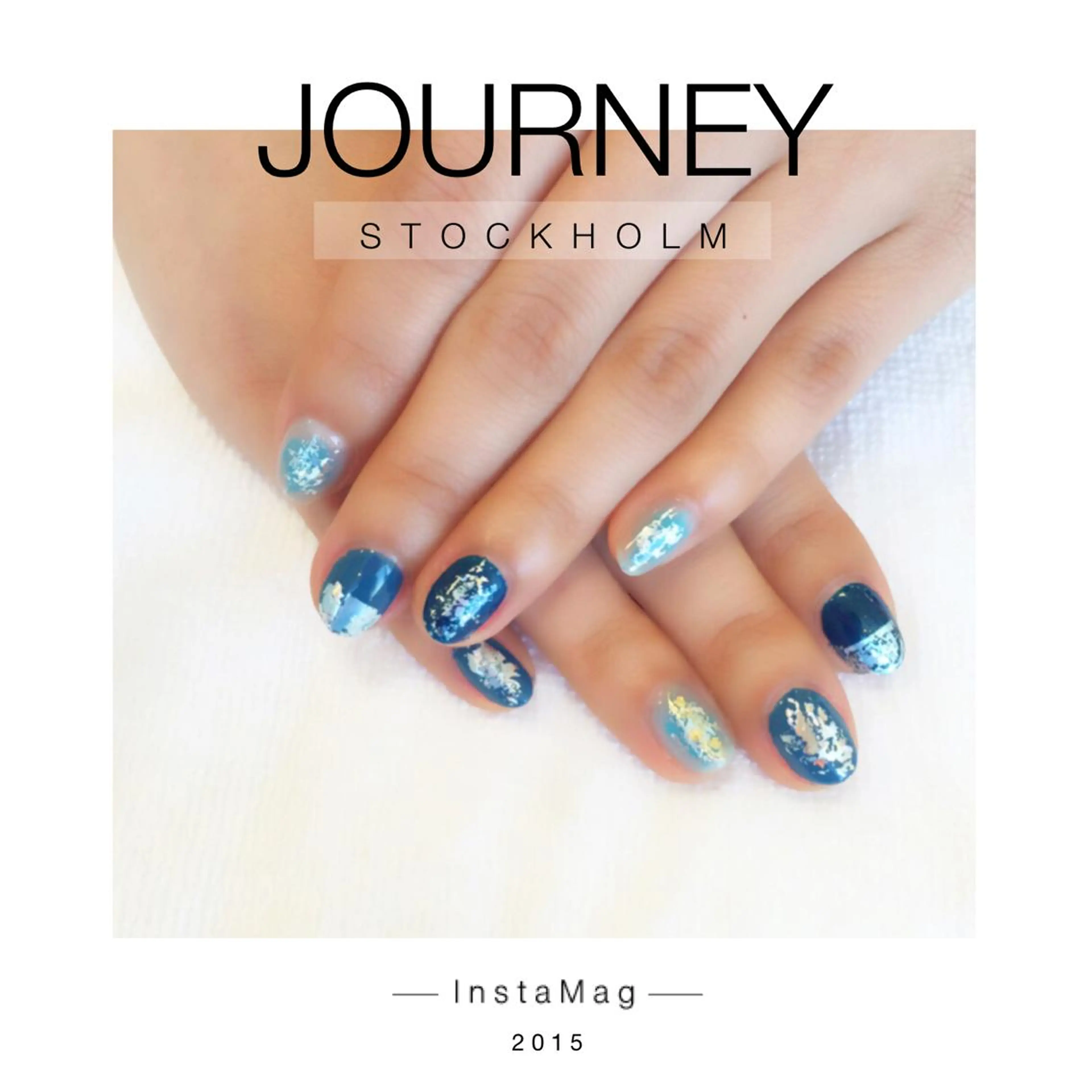 ネイル ブルー チークネイル Ly   hair（リーヘア）所属・Lyhair🦊🎀 AKIのヘアスタイル