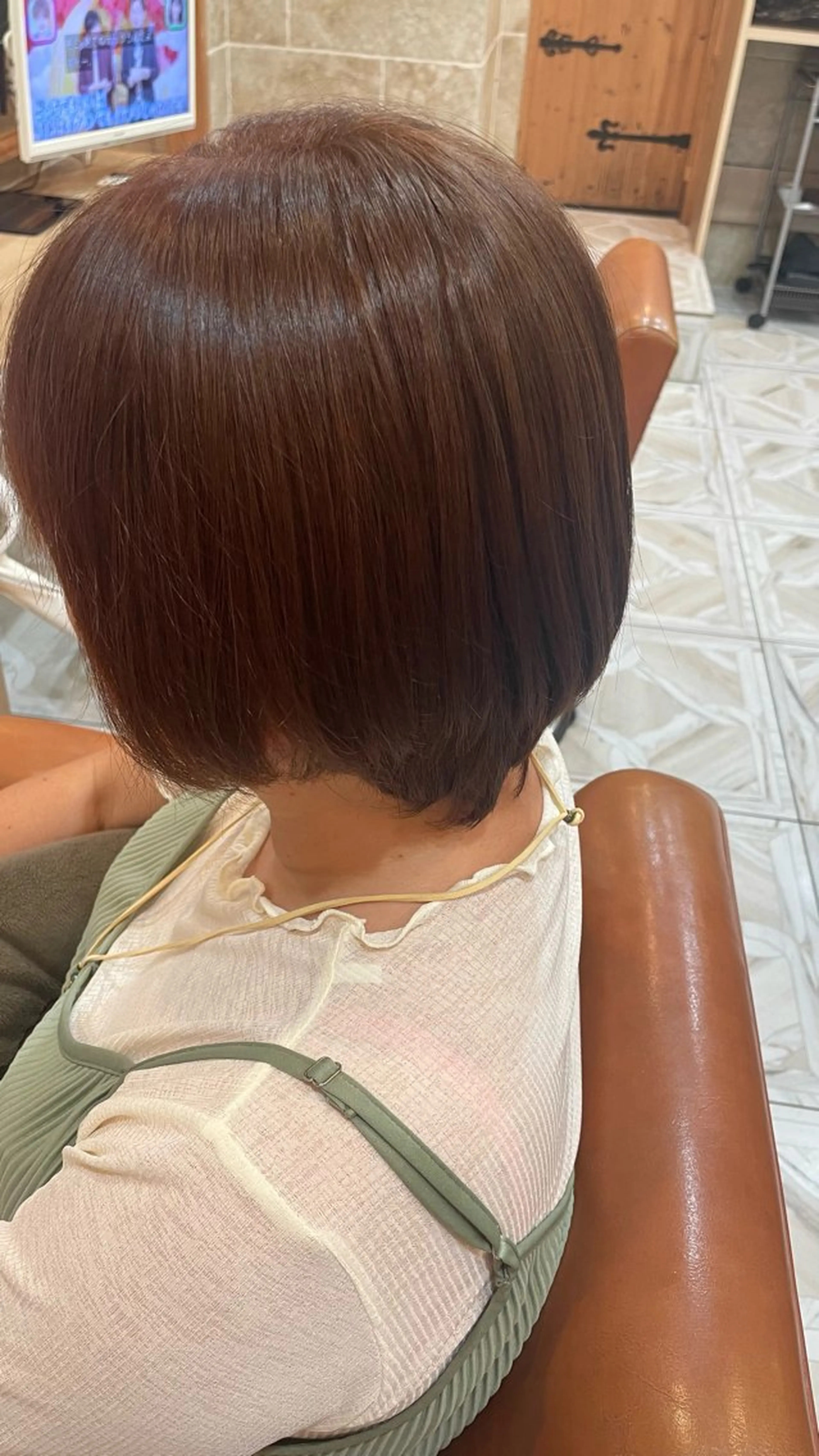 ショート カラー 松田 唯叶のヘアスタイル