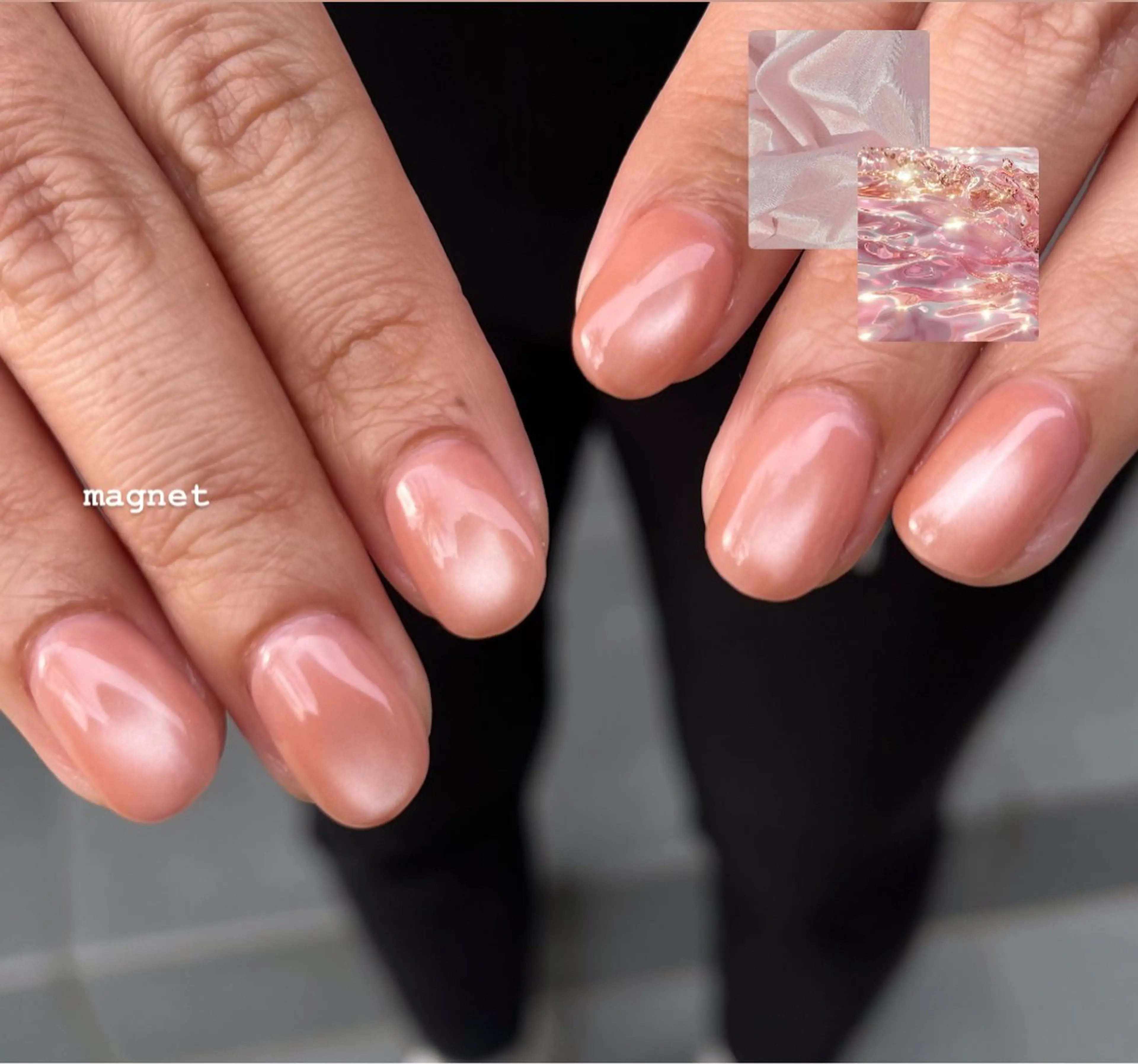 ネイル マグネットネイル ハンドネイル HazeGrass NAILのネイルデザイン