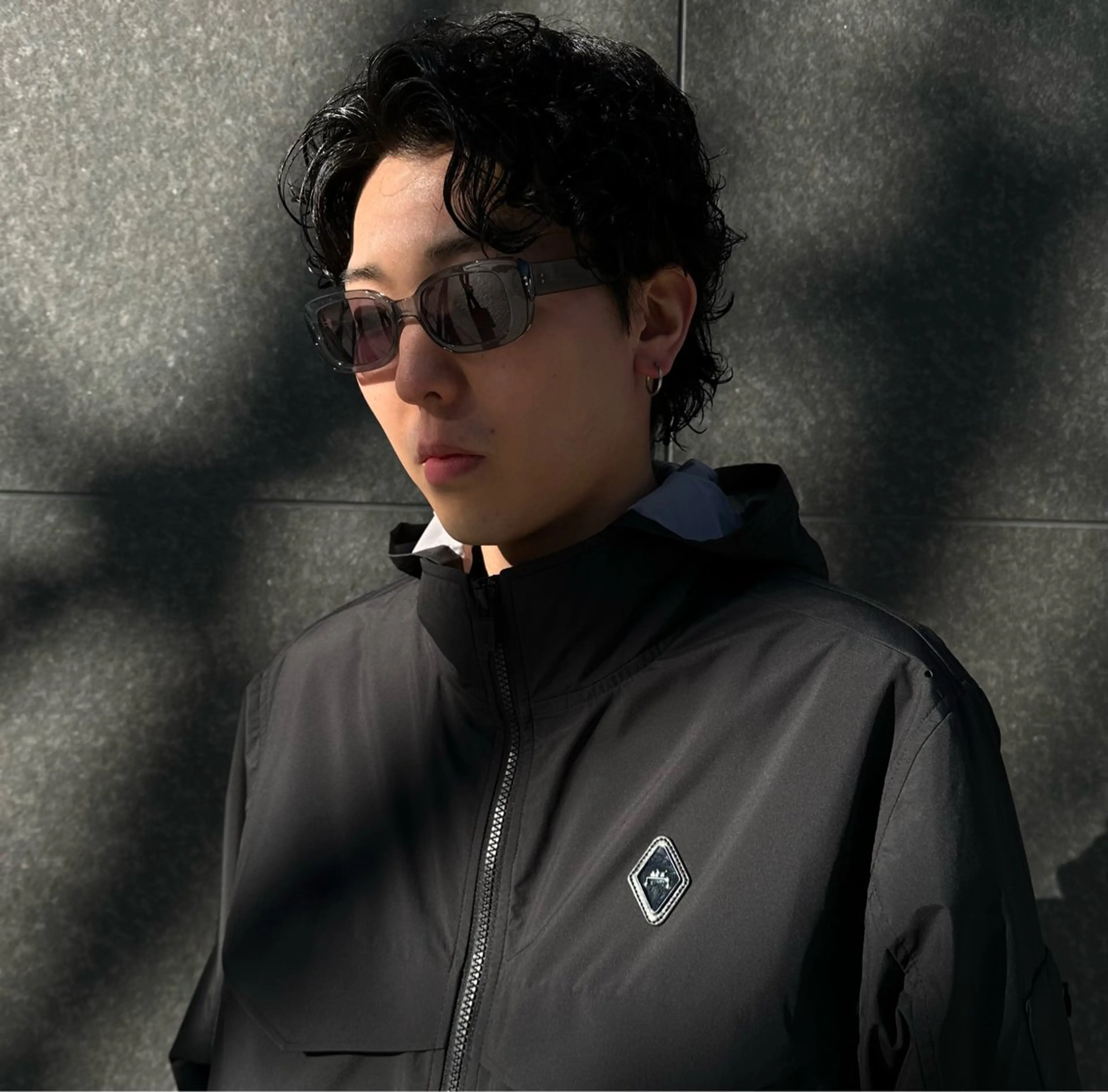 ショート パーマ カット パーマ mellow所属・顔周りデザイン/ ハイトーン/多田悠馬のヘアスタイル