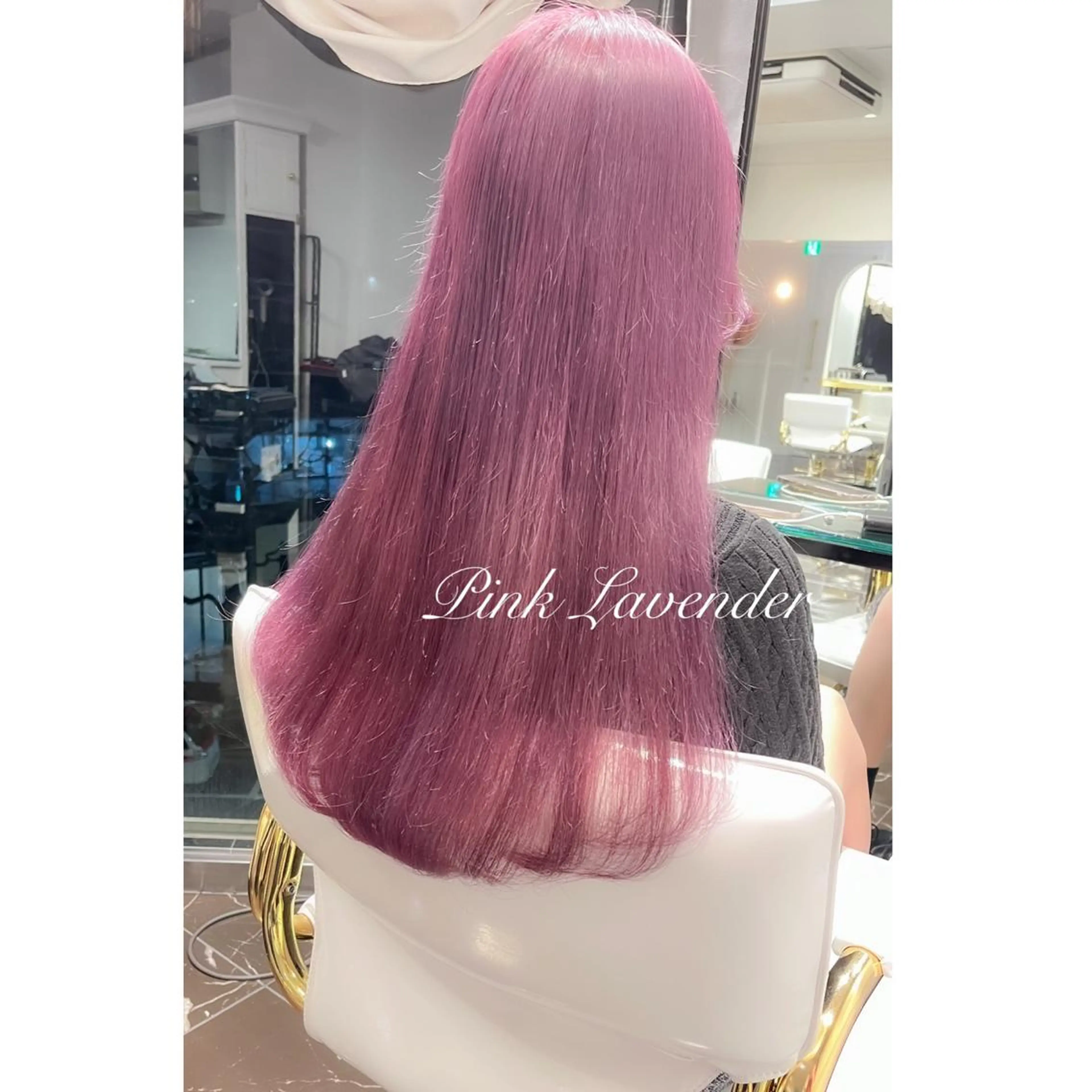 ロング カラー ブリーチ ヘアカラー LOTTA CUCCI所属・miyu /トレンド カラー×艶髪のヘアスタイル