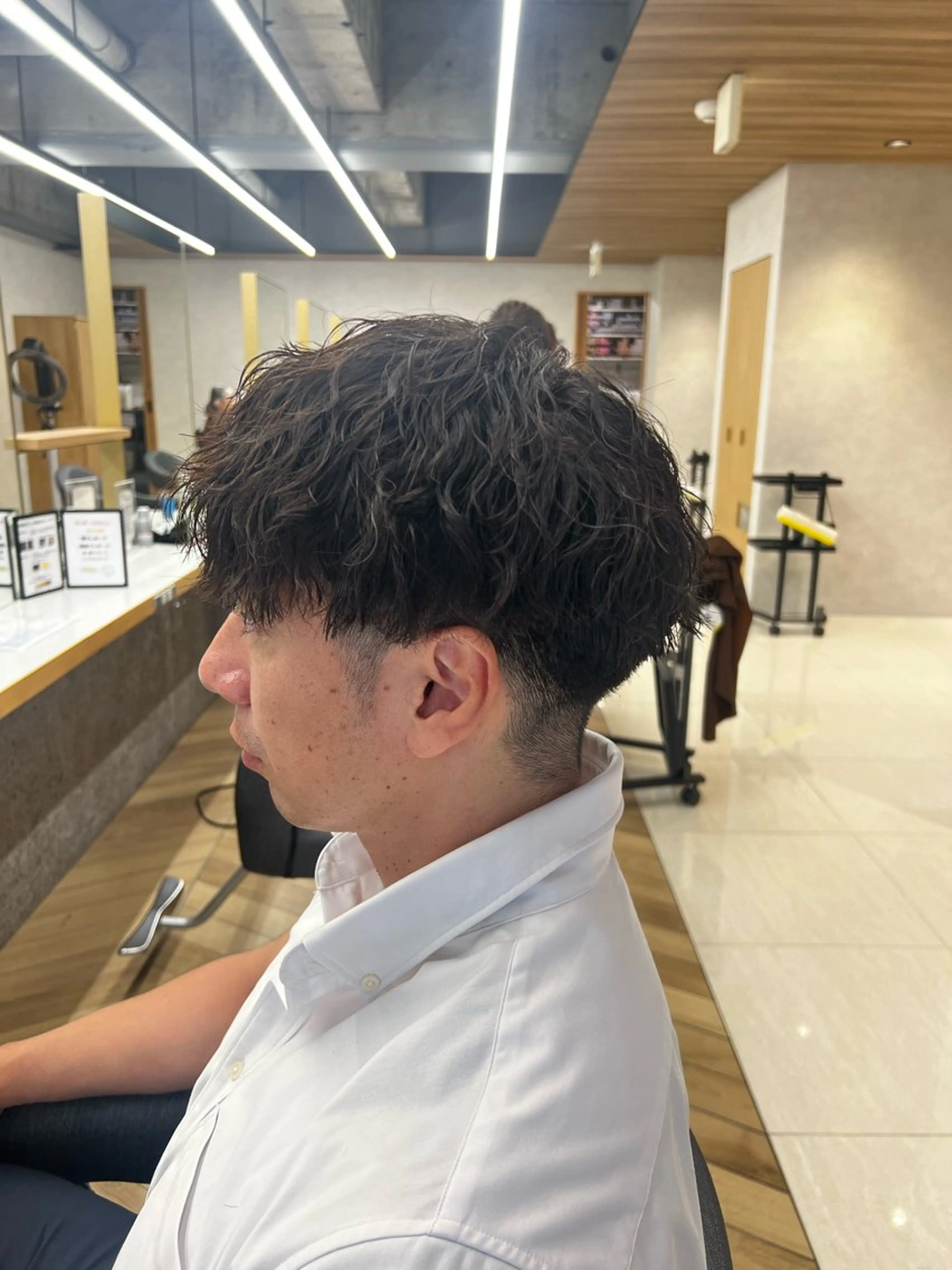 ショート パーマ メンズ カット パーマ トリートメント ヘアセット 🪐メンズ特化 ヤマクラ　タイキのヘアスタイル