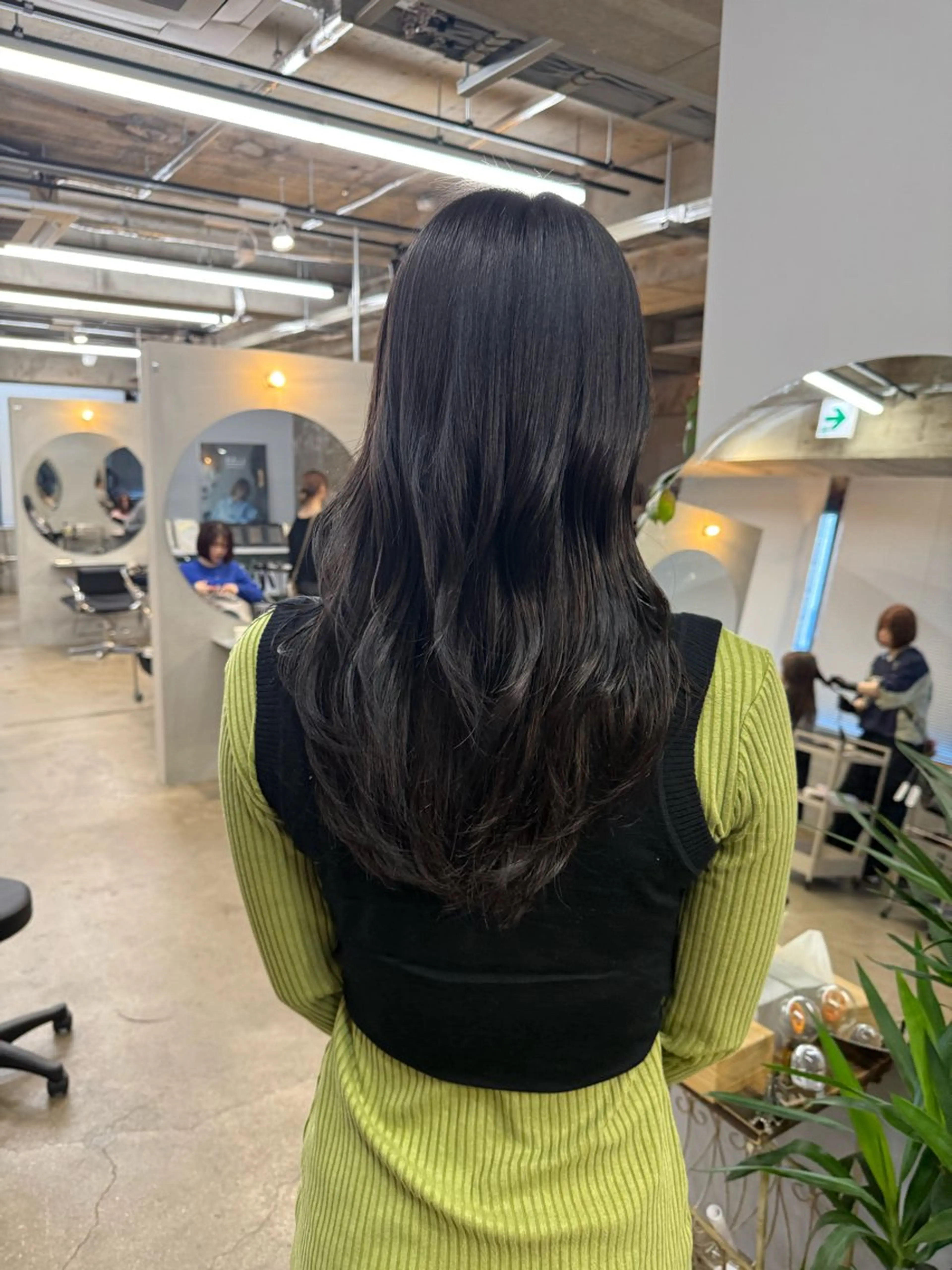 ロング カラー 髪質改善 レイヤーカット 縮毛矯正 カット ヘアカラー 縮毛矯正 髪質改善/縮毛矯正/ 超高濃度水素ケアのヘアスタイル